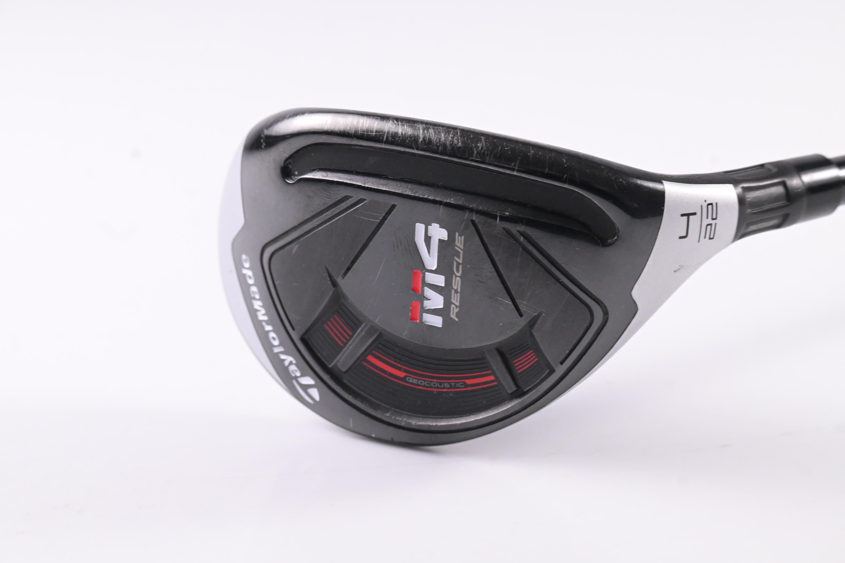 Taylormade M4 #4 Hybrid / 22 Degree / Stiff Flex Fujikura Atmos Red 7 Shaft