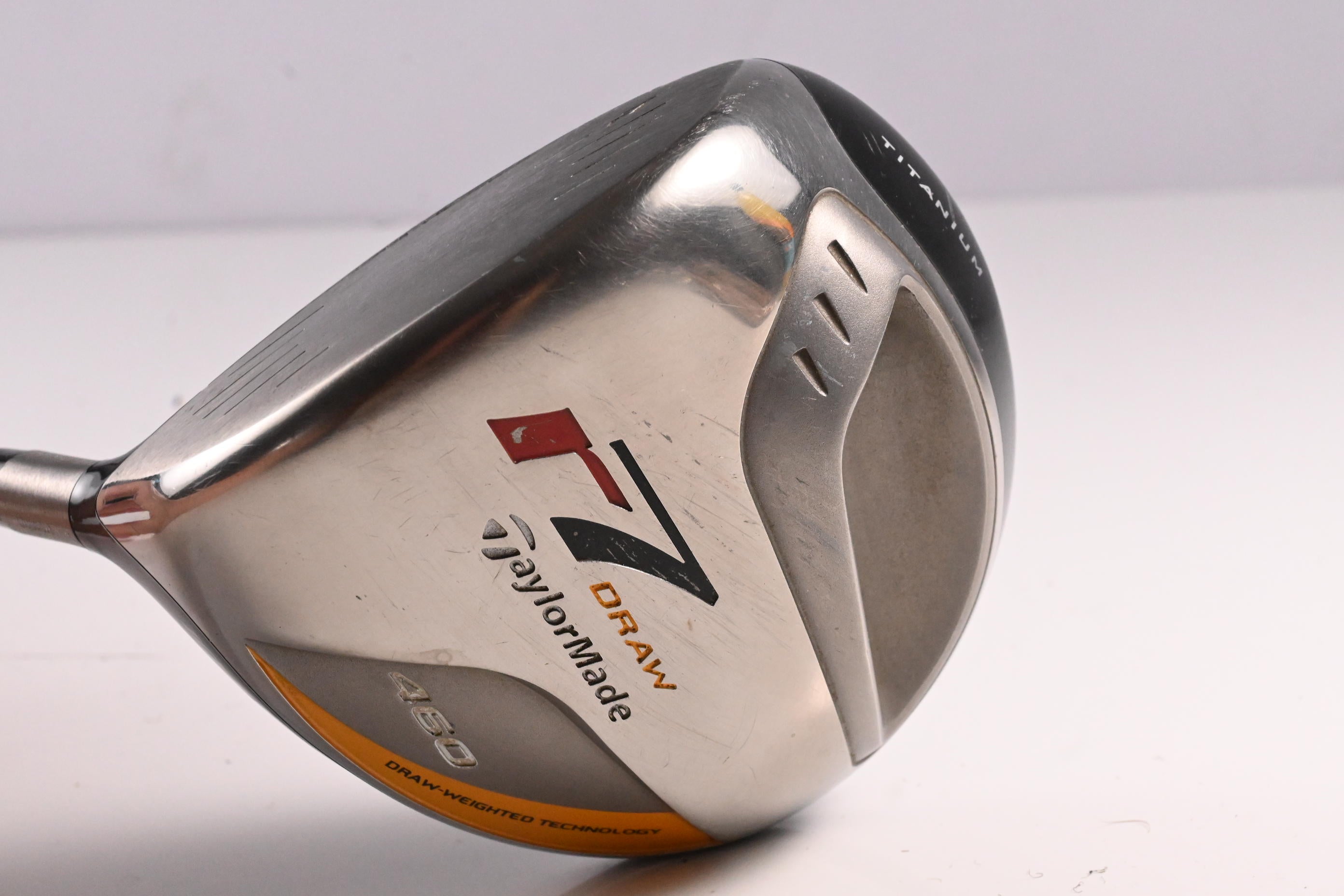 Left Hand Taylormade R7 Draw Driver / 10.5 Degree / Regular Flex REAX 55 Shaft