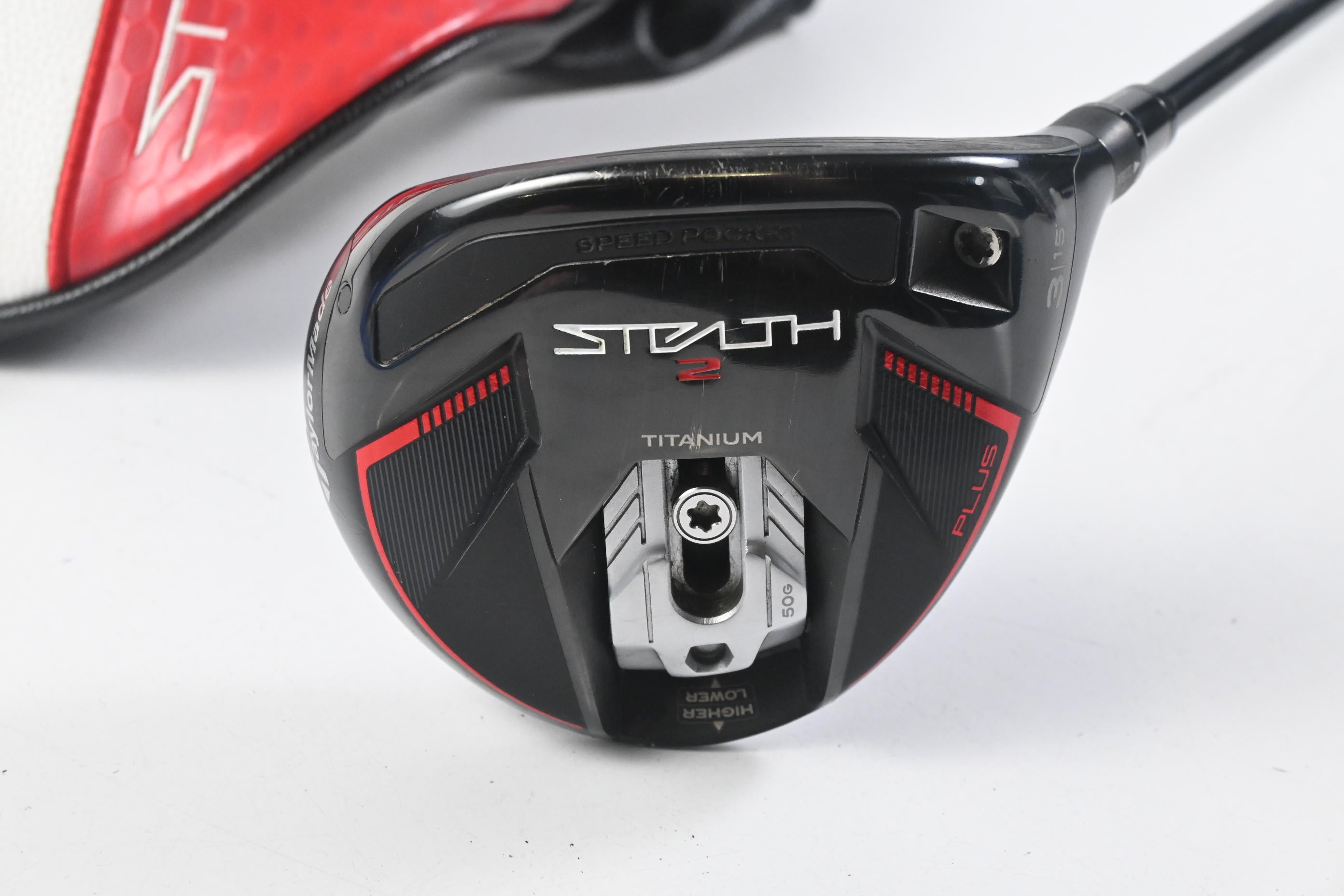 Taylormade Stealth 2 Plus #3 Wood / 15 Degree / Stiff Flex Kai'li Red 75 Shaft