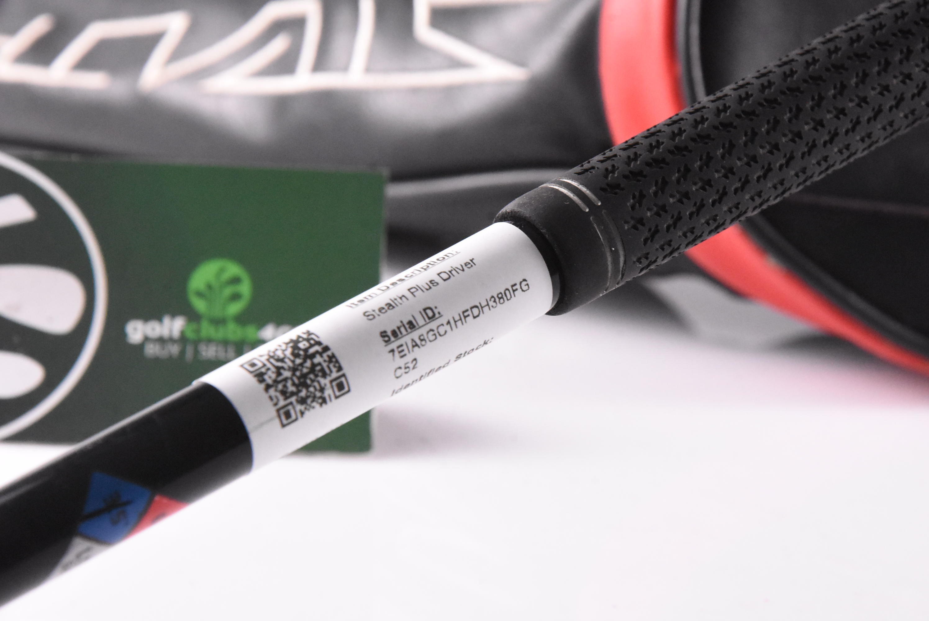 Taylormade Stealth Plus Driver / 9 Degree / Stiff Flex Hzrdus Smoke RDX Black 60