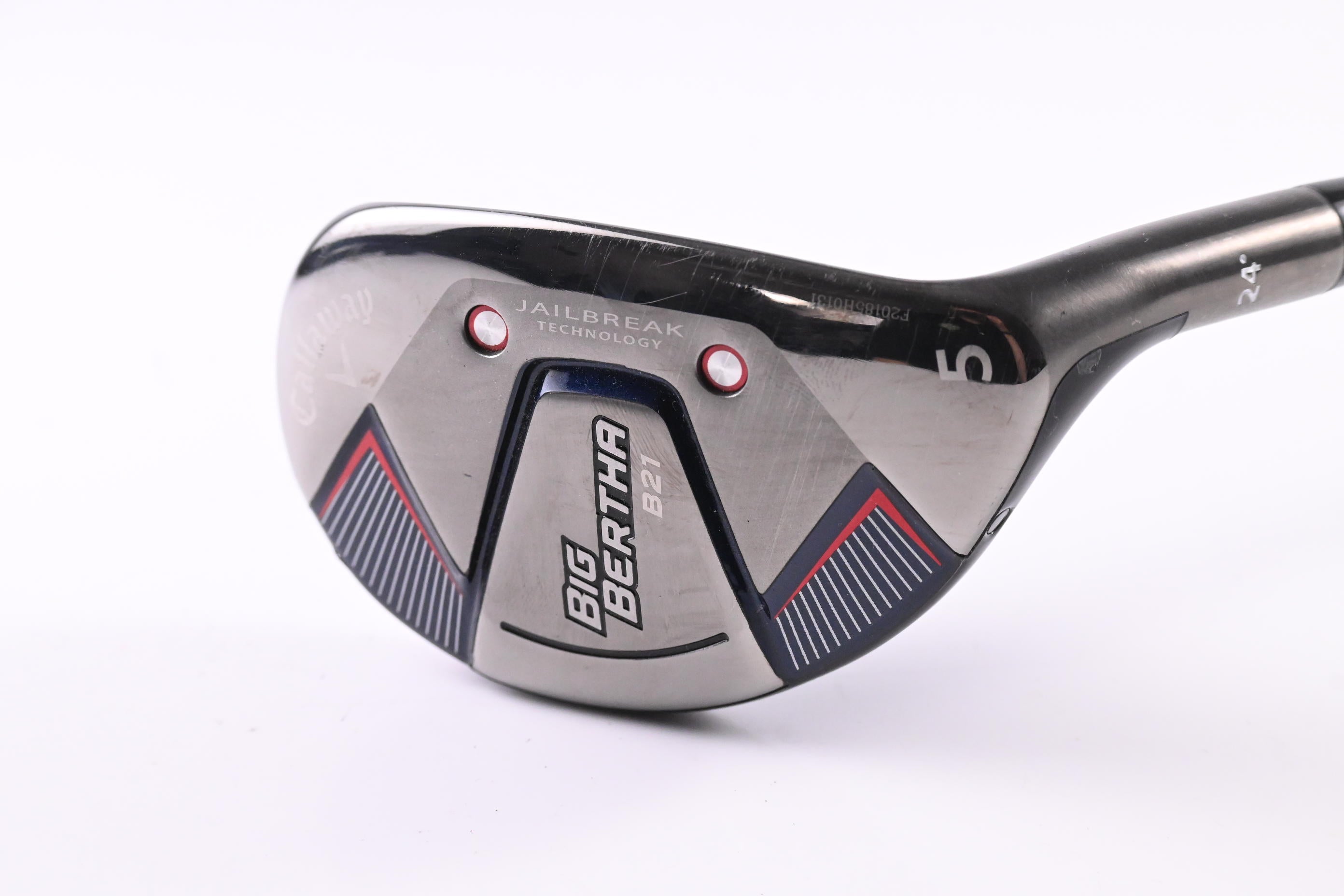 Callaway Big Bertha B21 #5 Hybrid / 24 Degree / Regular Flex Callaway RCH 65