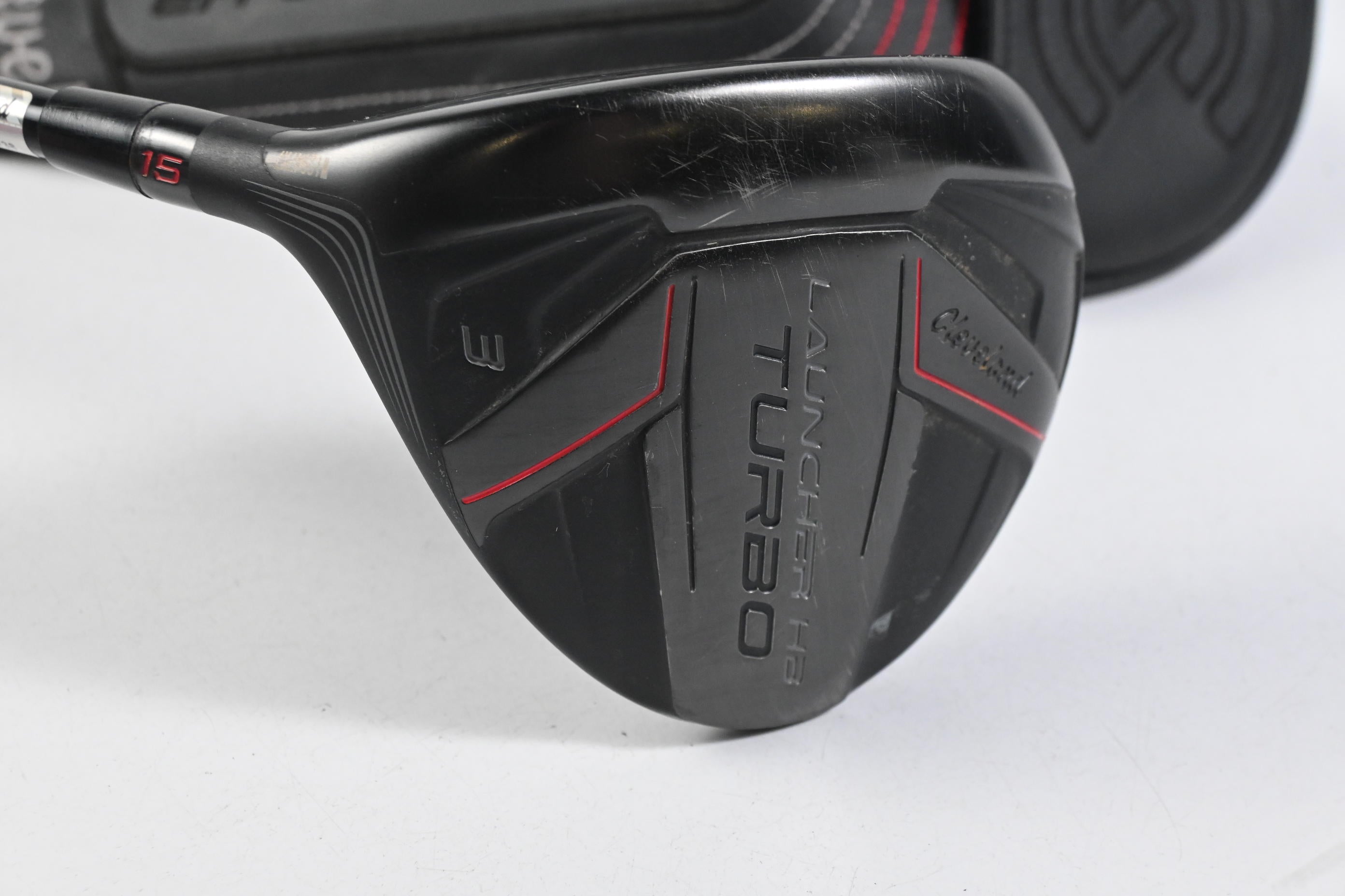 Left Hand Cleveland Launcher HB Turbo #3 Wood / 15 Degree / Regular Flex Shaft