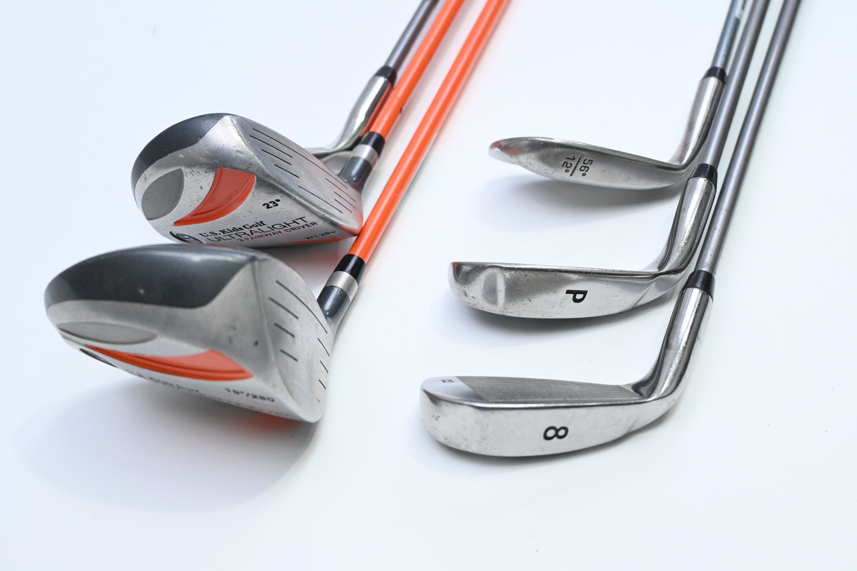 Junior US Kids WT-20 Package Set / Woods, Irons, Bag
