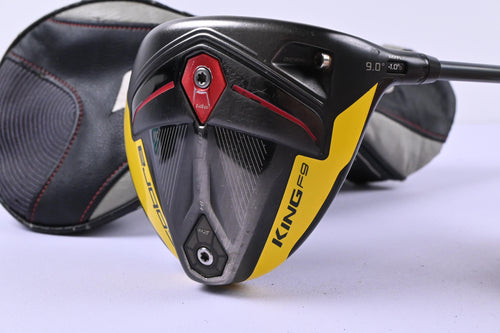 Cobra King F9 Driver / 9 Degree / Stiff Flex HZRDUS Smoke Black 60 Shaft
