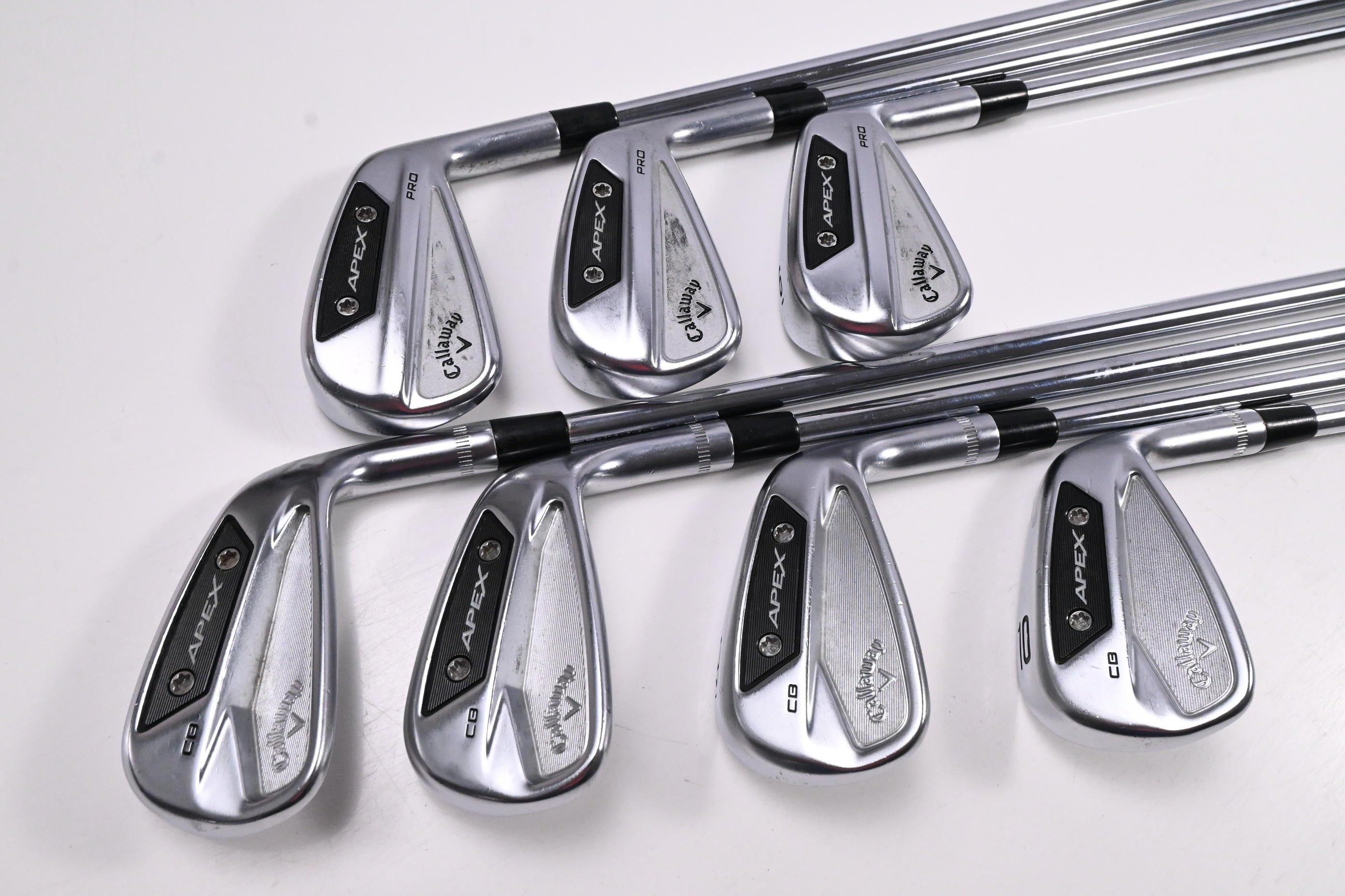 Callaway Apex Pro 24 Irons / 4-10i / Stiff Flex Project X Steel Shafts