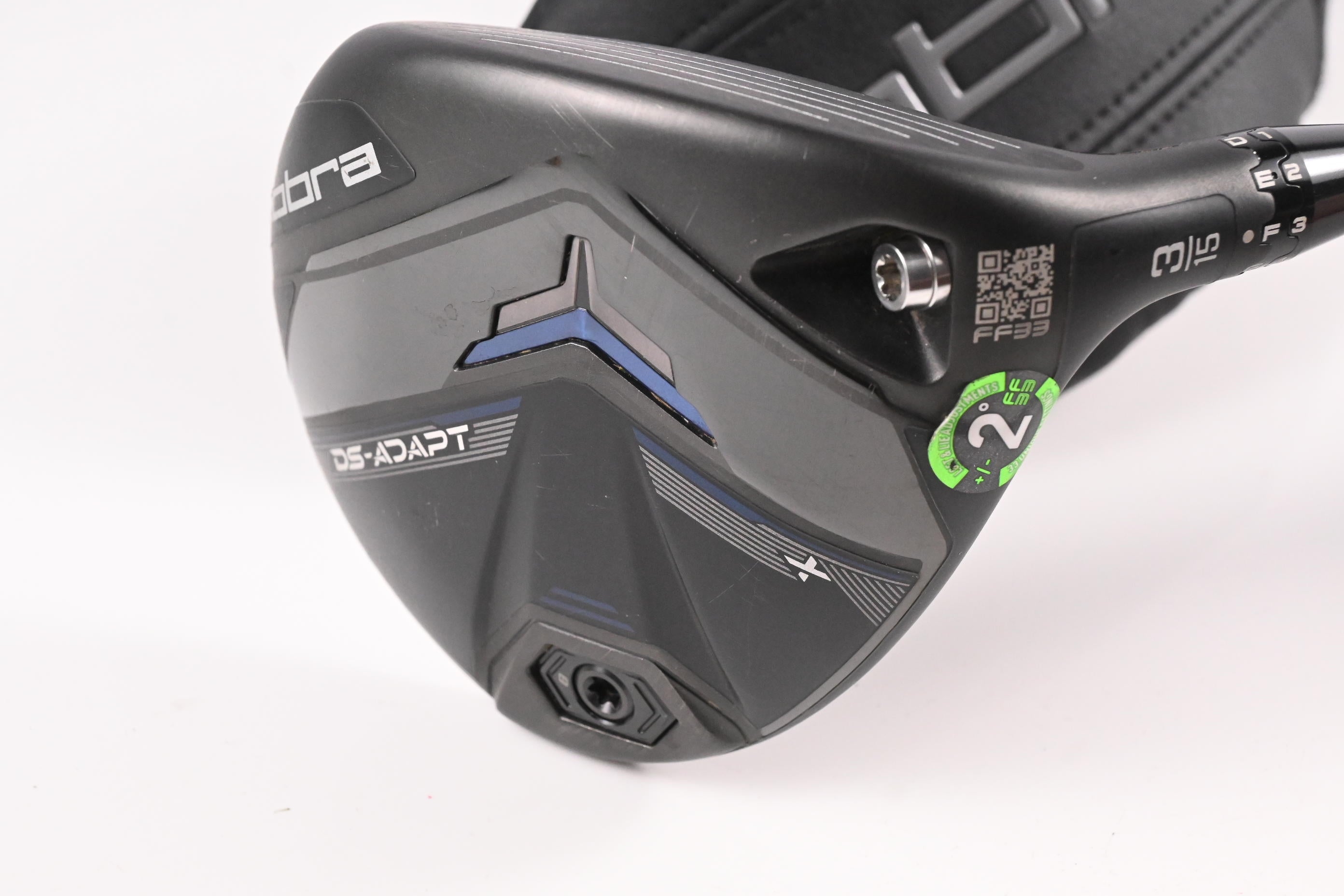 Cobra DS-Adapt X #3 Wood / 15 Degree / Regular Flex Denali Blue 60 Shaft