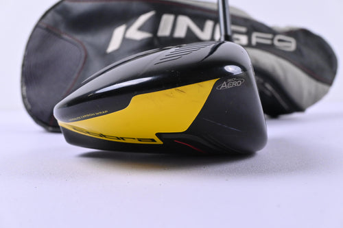 Cobra King F9 Driver / 9 Degree / Stiff Flex HZRDUS Smoke Black 60 Shaft