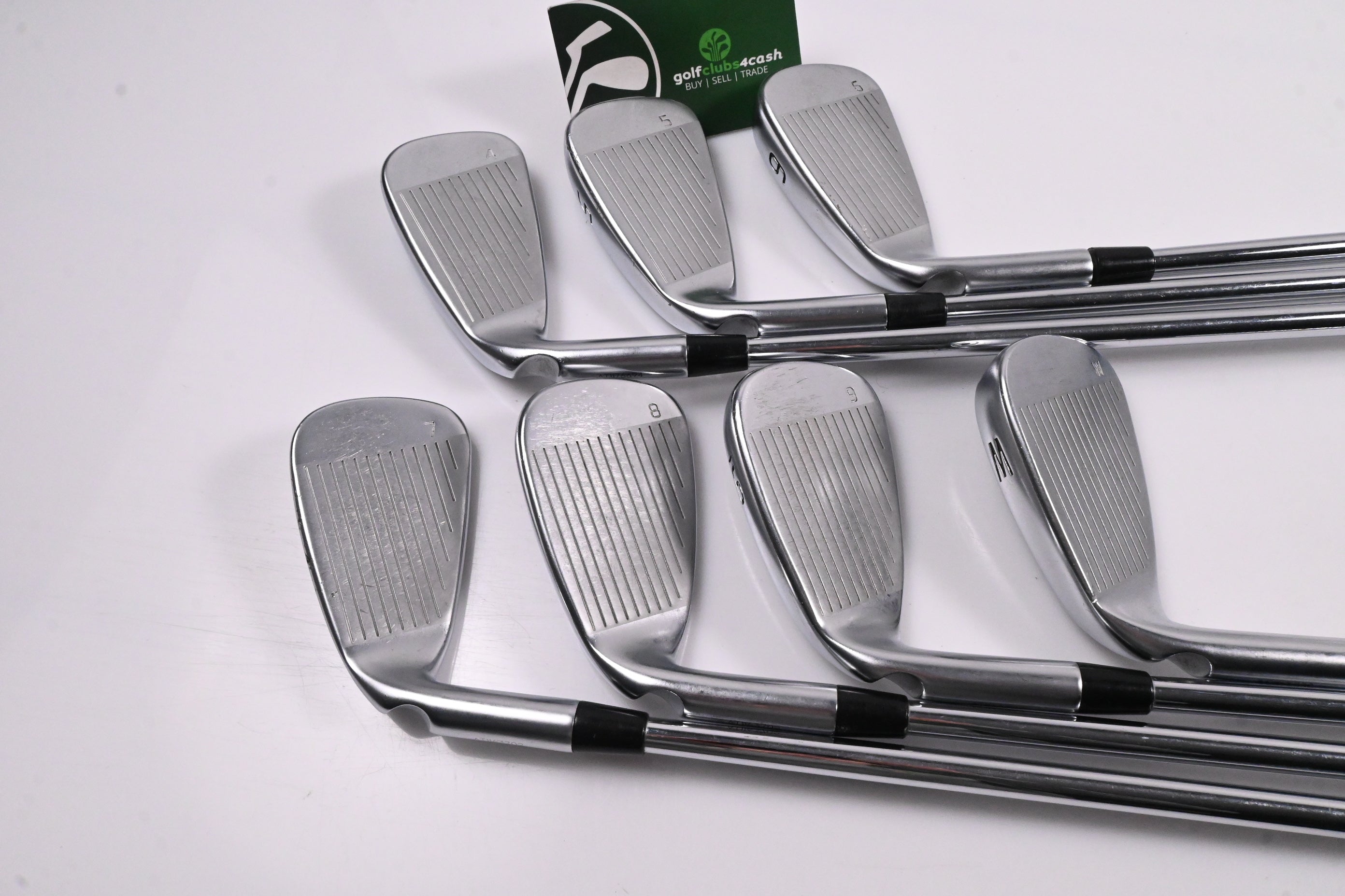 Ping G430 Irons / 4-PW / Green Dot / Regular Flex Ping AWT 2.0 Shafts