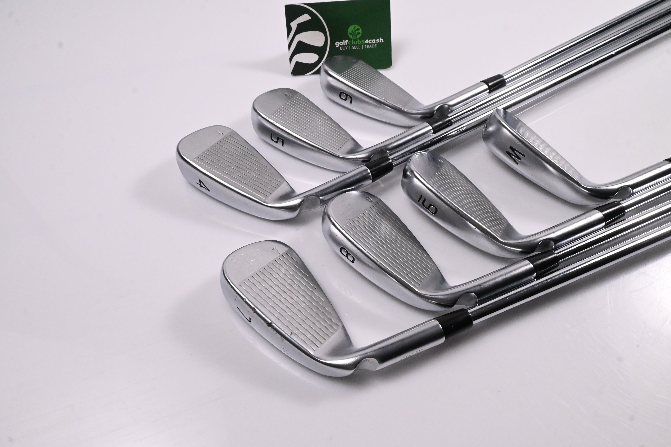 Ping G430 Irons / 4-PW / Green Dot / Regular Flex Ping AWT 2.0 Shafts