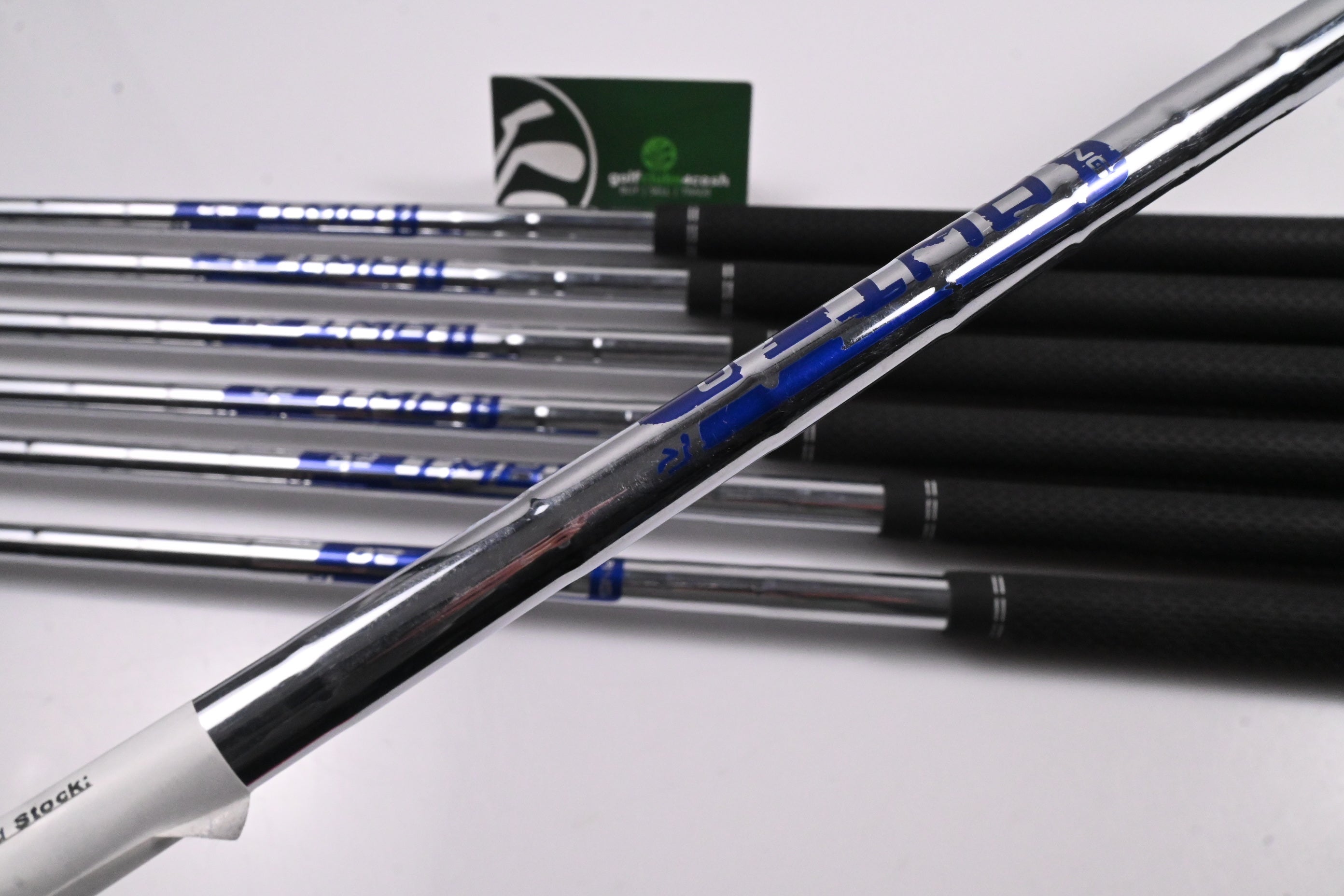 Ping G430 Irons / 4-PW / Green Dot / Regular Flex Ping AWT 2.0 Shafts