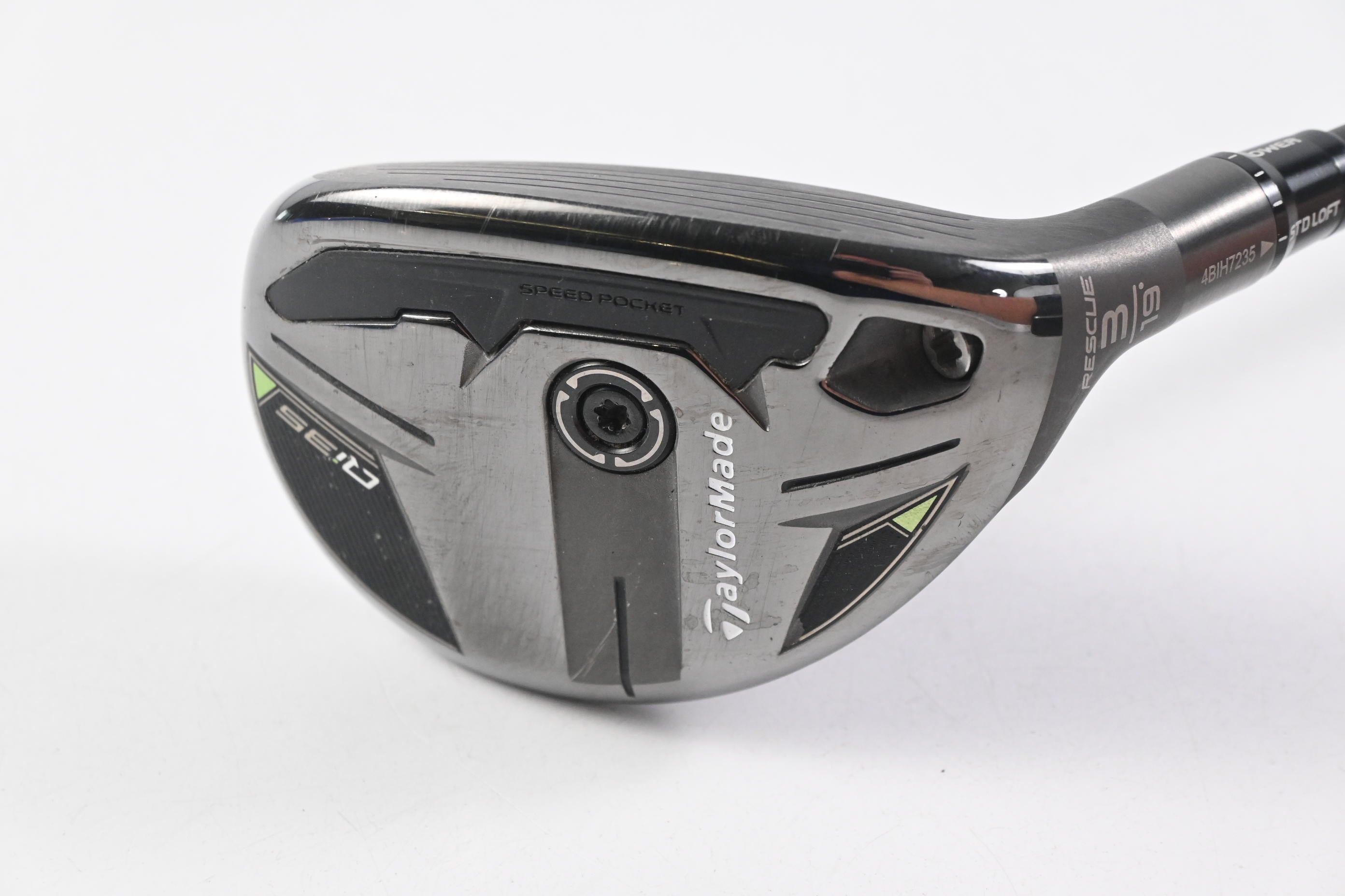 Taylormade Qi35 #3 Hybrid / 19 Degree / Stiff Flex Fujikura Ventus Blue 7 Shaft