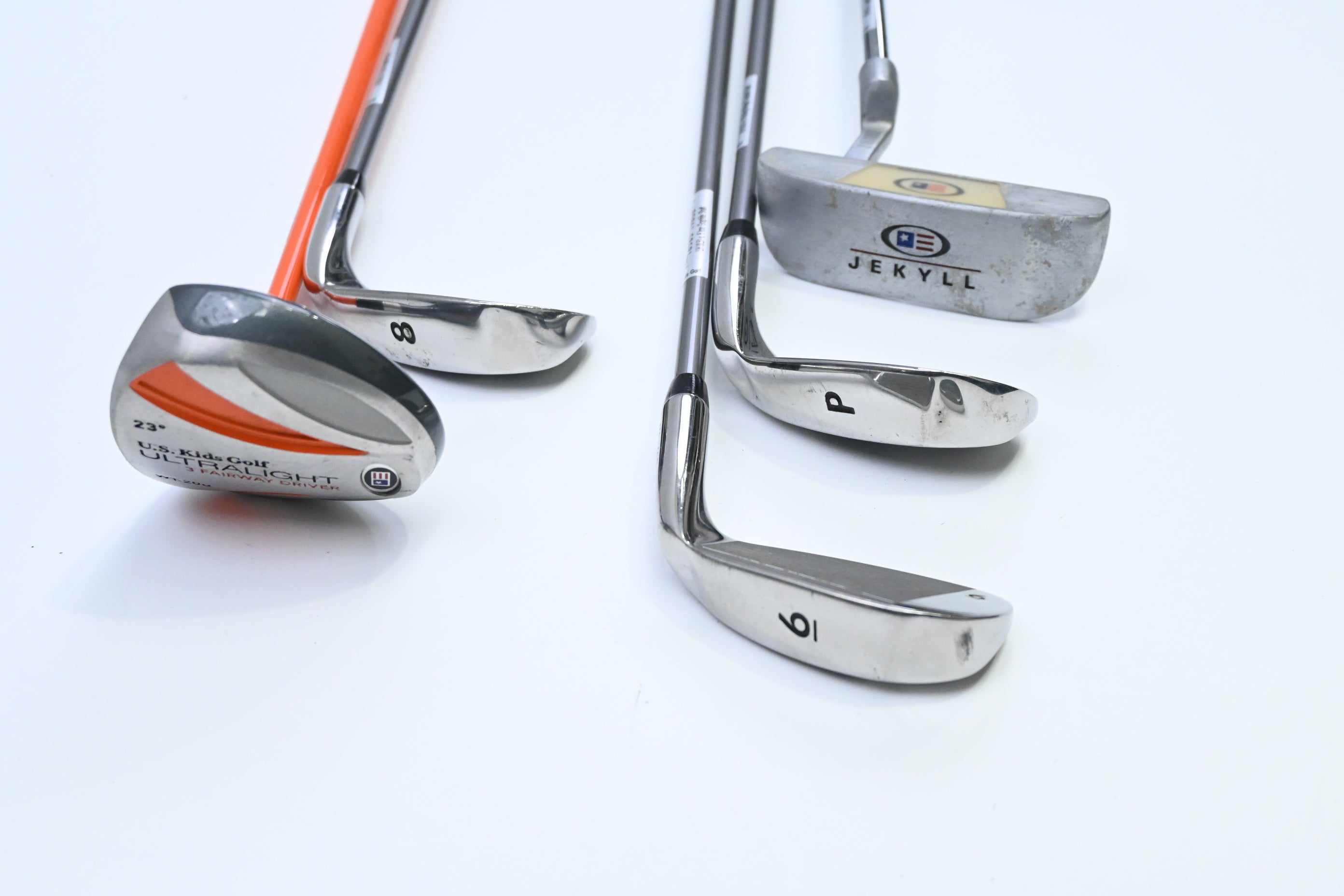 Left Hand US Kids WT-20 Package Set / Wood, Irons, Putter, Bag