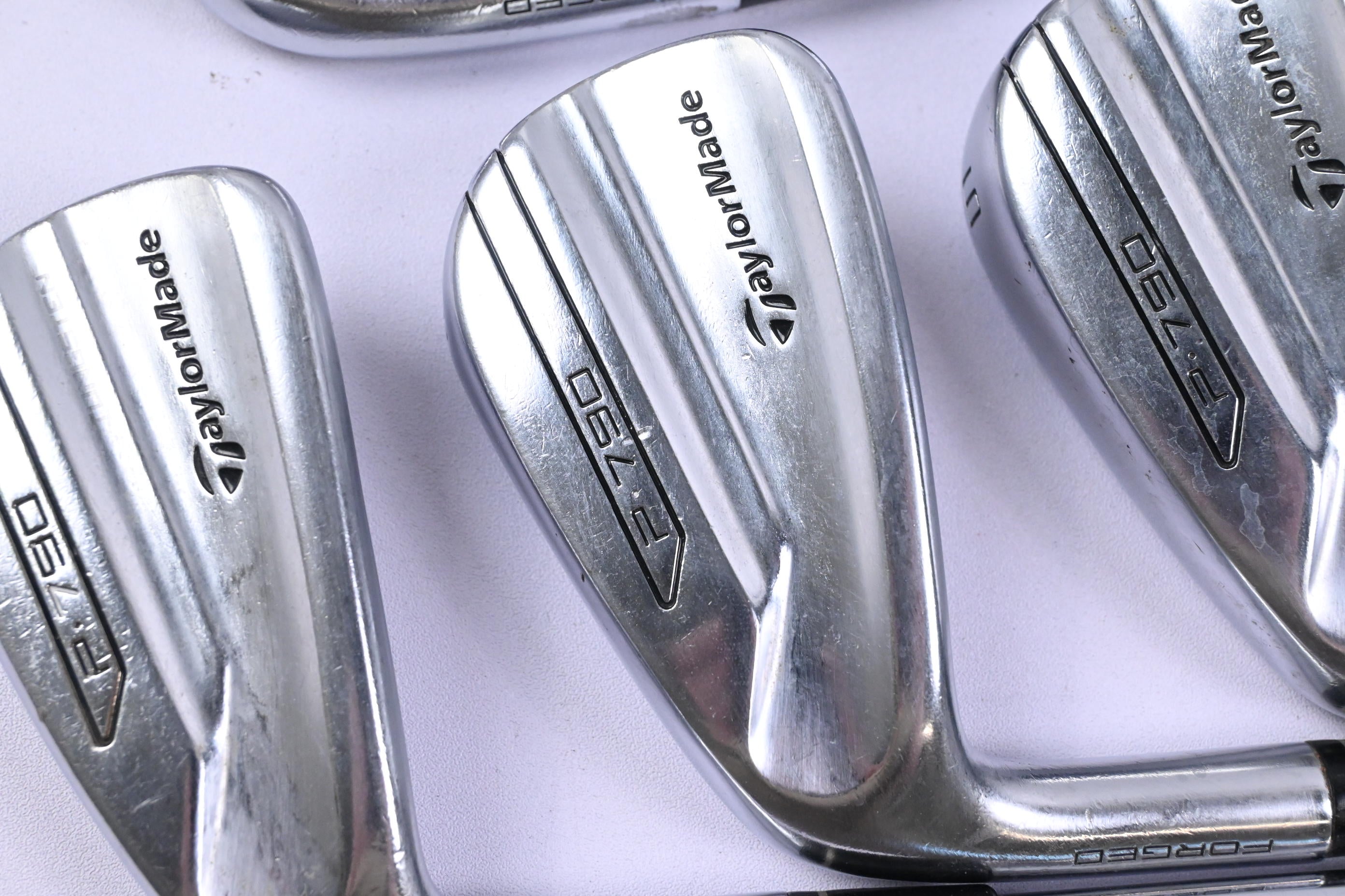 Left Hand Taylormade P790 2017 Irons / 4-PW / Stiff Flex Dynamic Gold S300