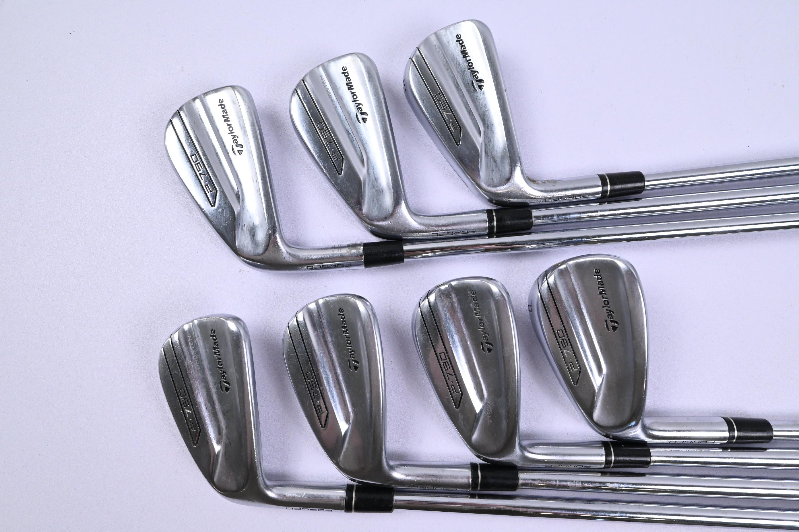 Left Hand Taylormade P790 2017 Irons / 4-PW / Stiff Flex Dynamic Gold S300