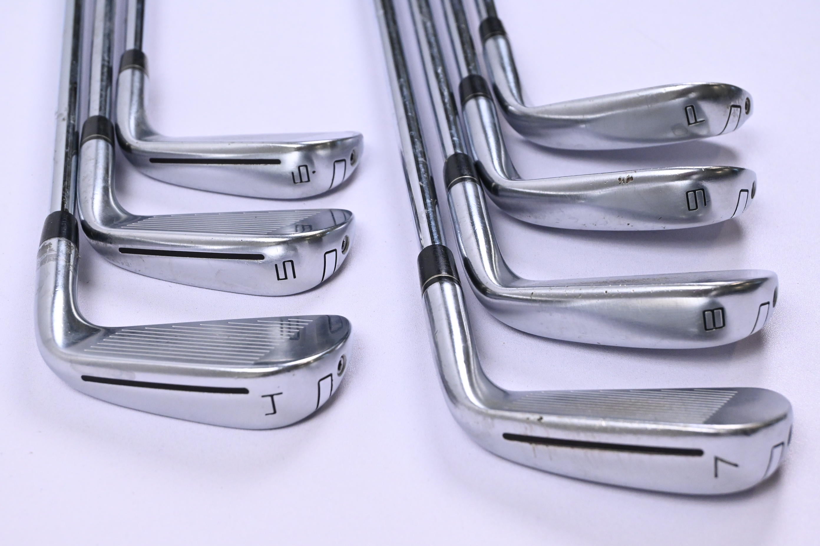 Left Hand Taylormade P790 2017 Irons / 4-PW / Stiff Flex Dynamic Gold S300