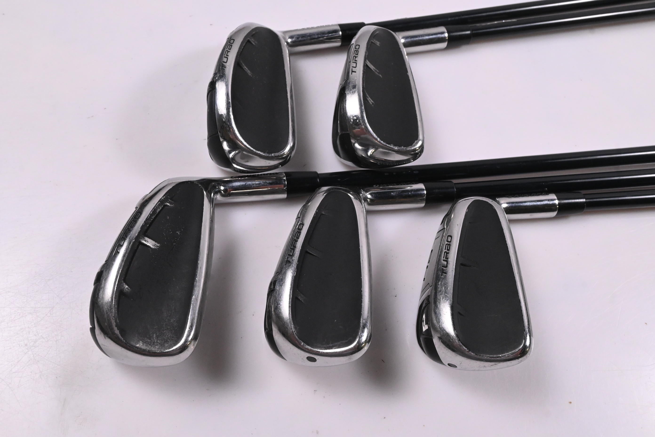 Ladies Cleveland Launcher HB Turbo Irons / 6-PW / Ladies Flex Miyazaki C.Kua 4