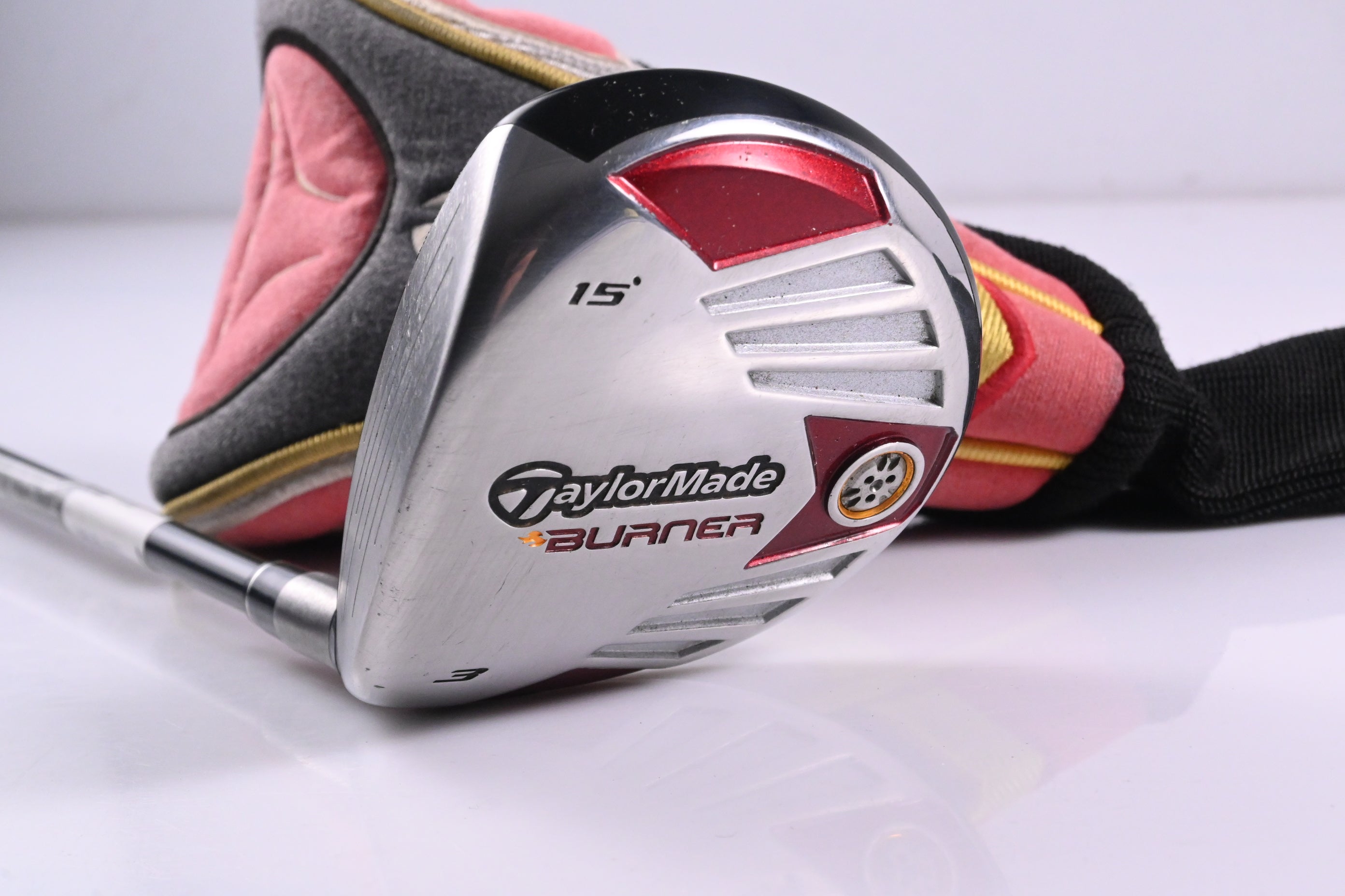 Left Hand Taylormade Burner 2007 #3 Wood / 15 Degree / Regular Flex REAX