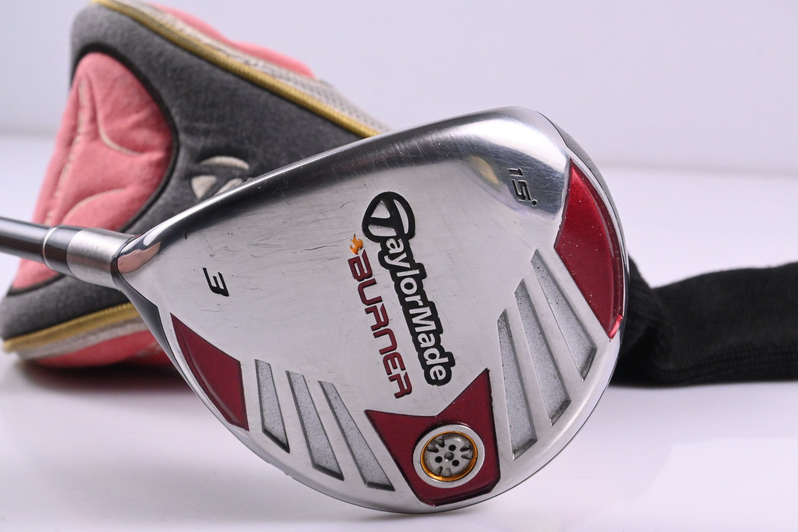 Left Hand Taylormade Burner 2007 #3 Wood / 15 Degree / Regular Flex REAX
