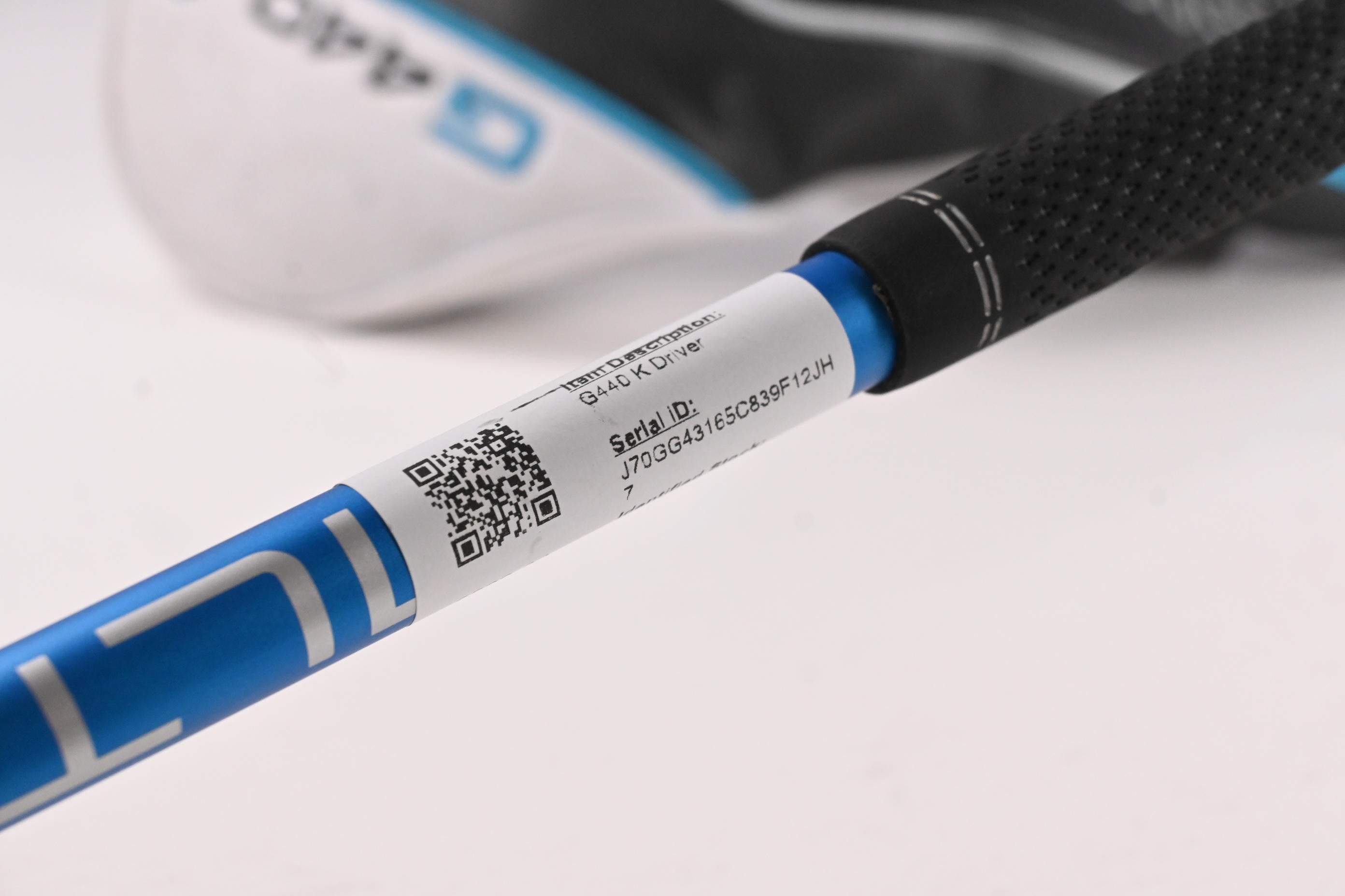 Ping G440 K Driver / 9 Degree / Stiff Flex Ping Alta CB Blue 50 Shaft
