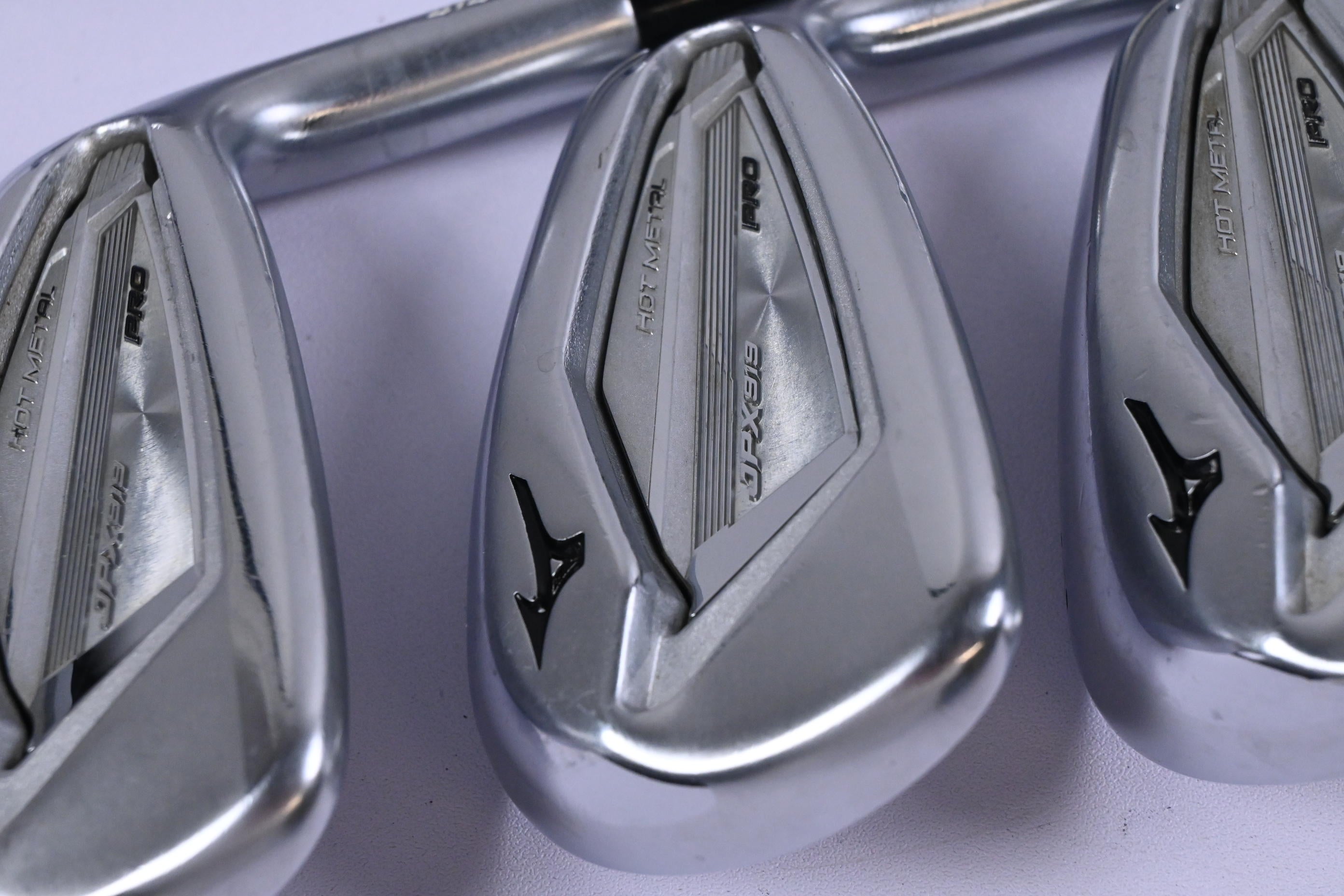 Mizuno JPX 919 Hot Metal Pro Irons / 4-PW+GW / Stiff Flex KBS C-Taper 110 Shafts