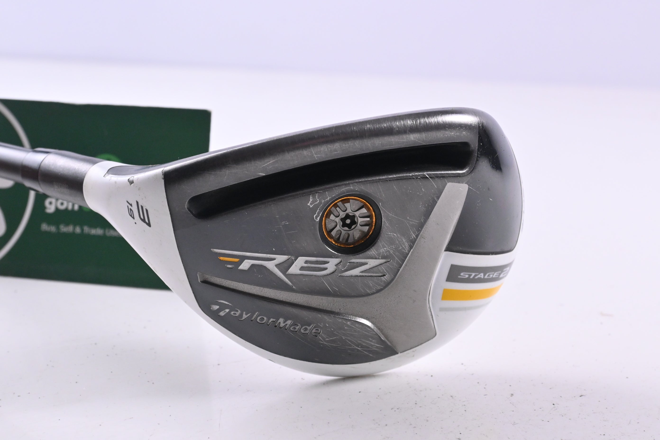 Left Handed Taylormade RBZ Stage 2 #3 Hybrid / 19 Degree / Regular Flex Rocketfuel 65 Shaft
