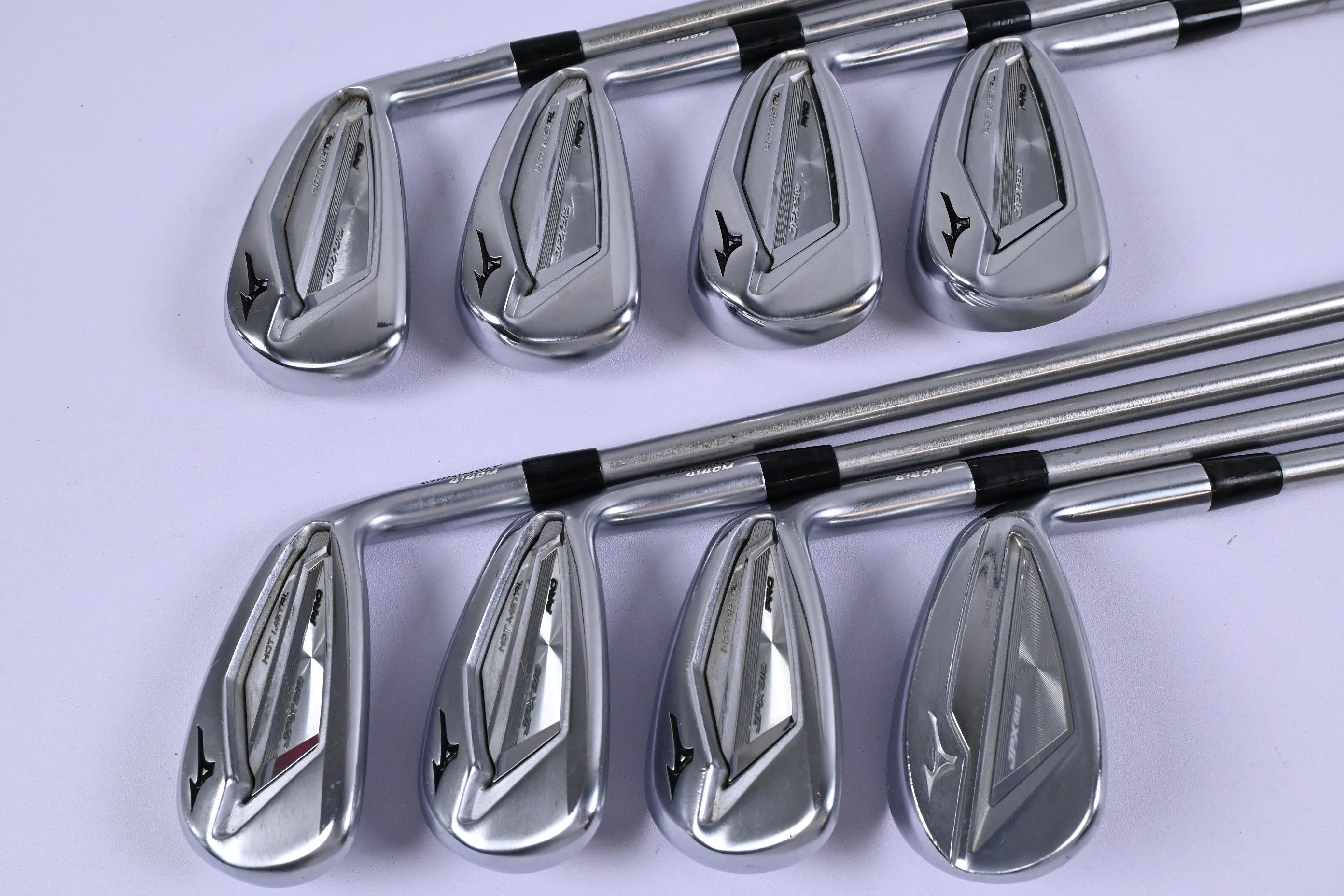 Mizuno JPX 919 Hot Metal Pro Irons / 4-PW+GW / Stiff Flex KBS C-Taper 110 Shafts
