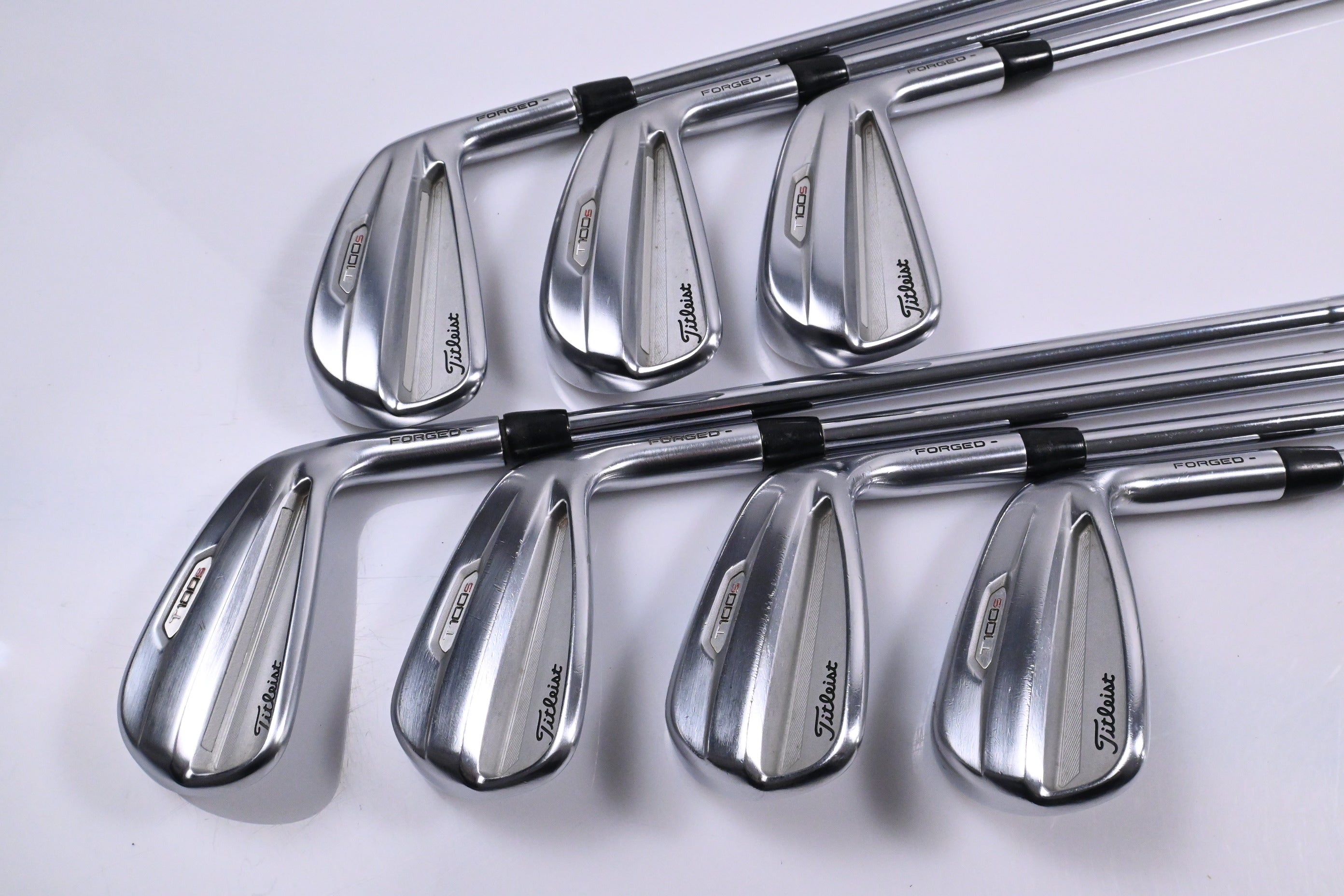 Titleist T100.S 2021 Irons / 4-PW / Stiff Flex AMT Black S300 Shafts