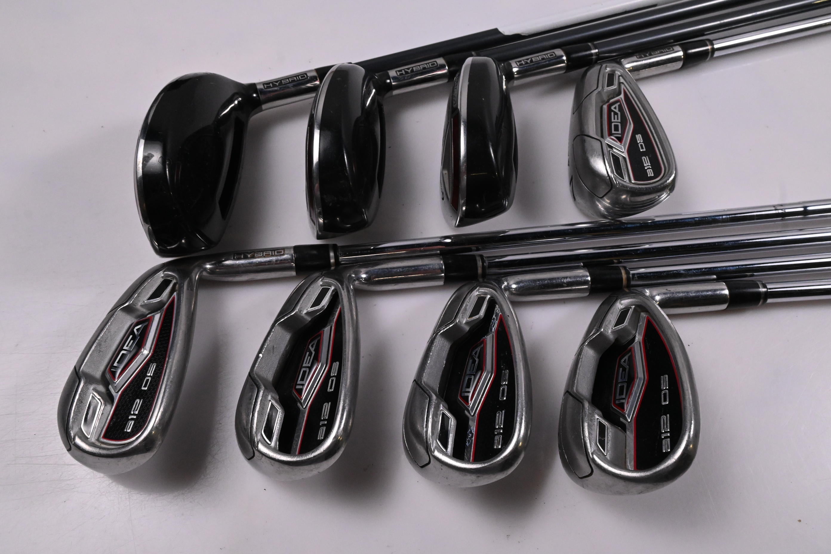 Adams Idea A12 OS Hybrid Combo Irons / 4-PW+SW / Regular Flex ProLaunch Blue 60