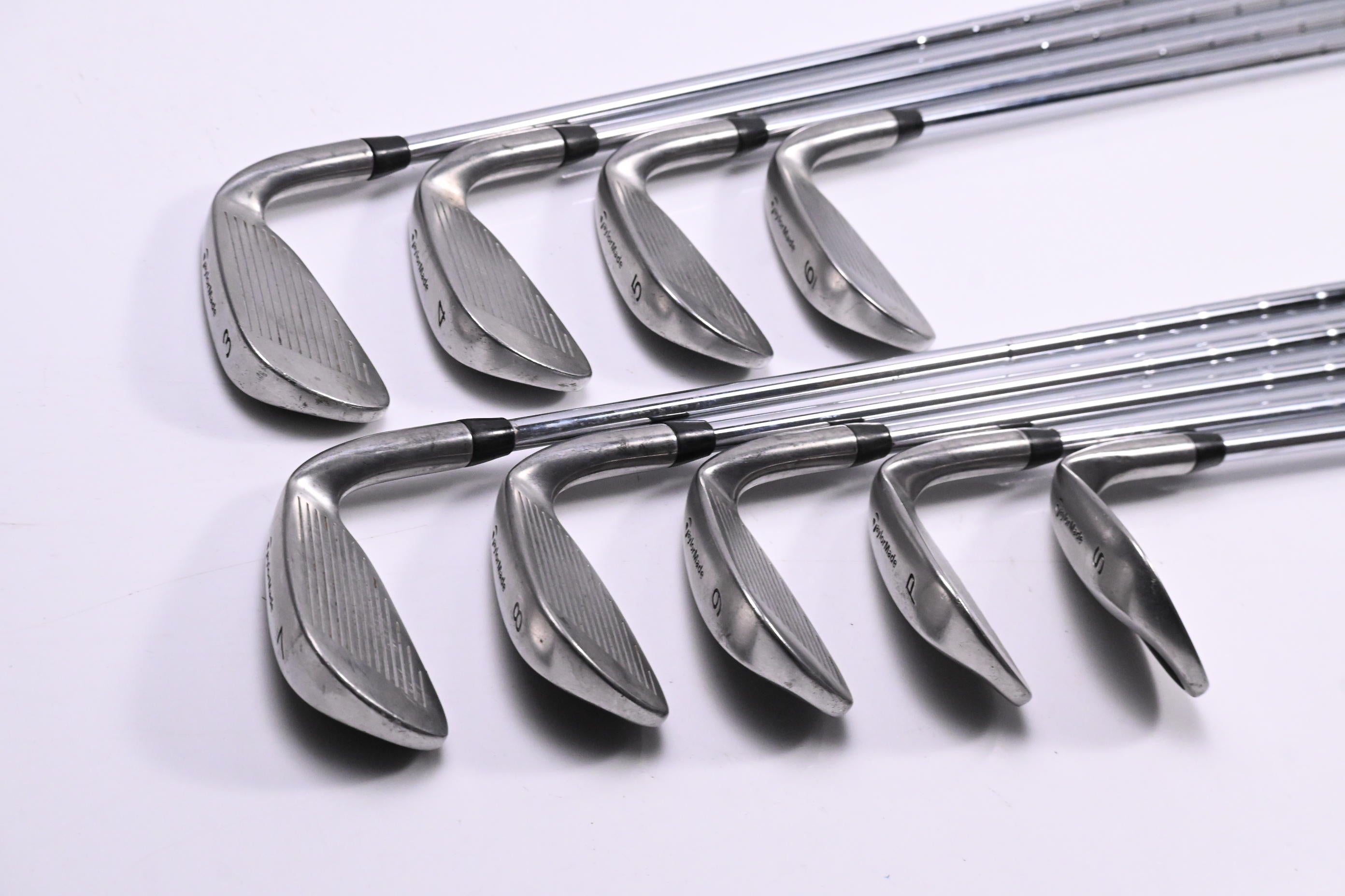 Left Hand Taylormade 200 Steel Irons / 3-9i+SW / Regular Flex Taylormade Steel