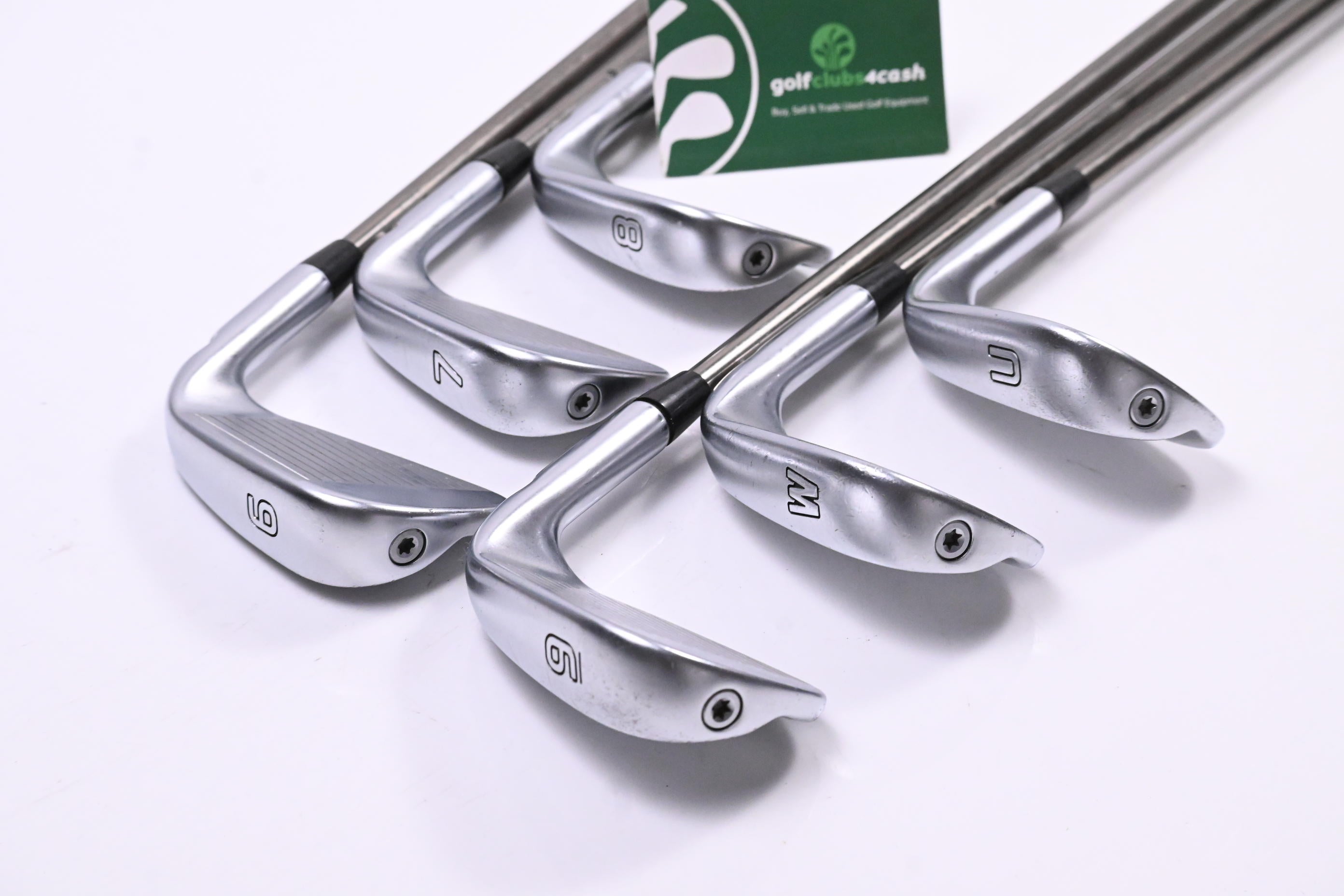 Left Hand Ping i500 Irons / 6-PW+GW / Green Dot / Regular Flex UST Recoil ES 780