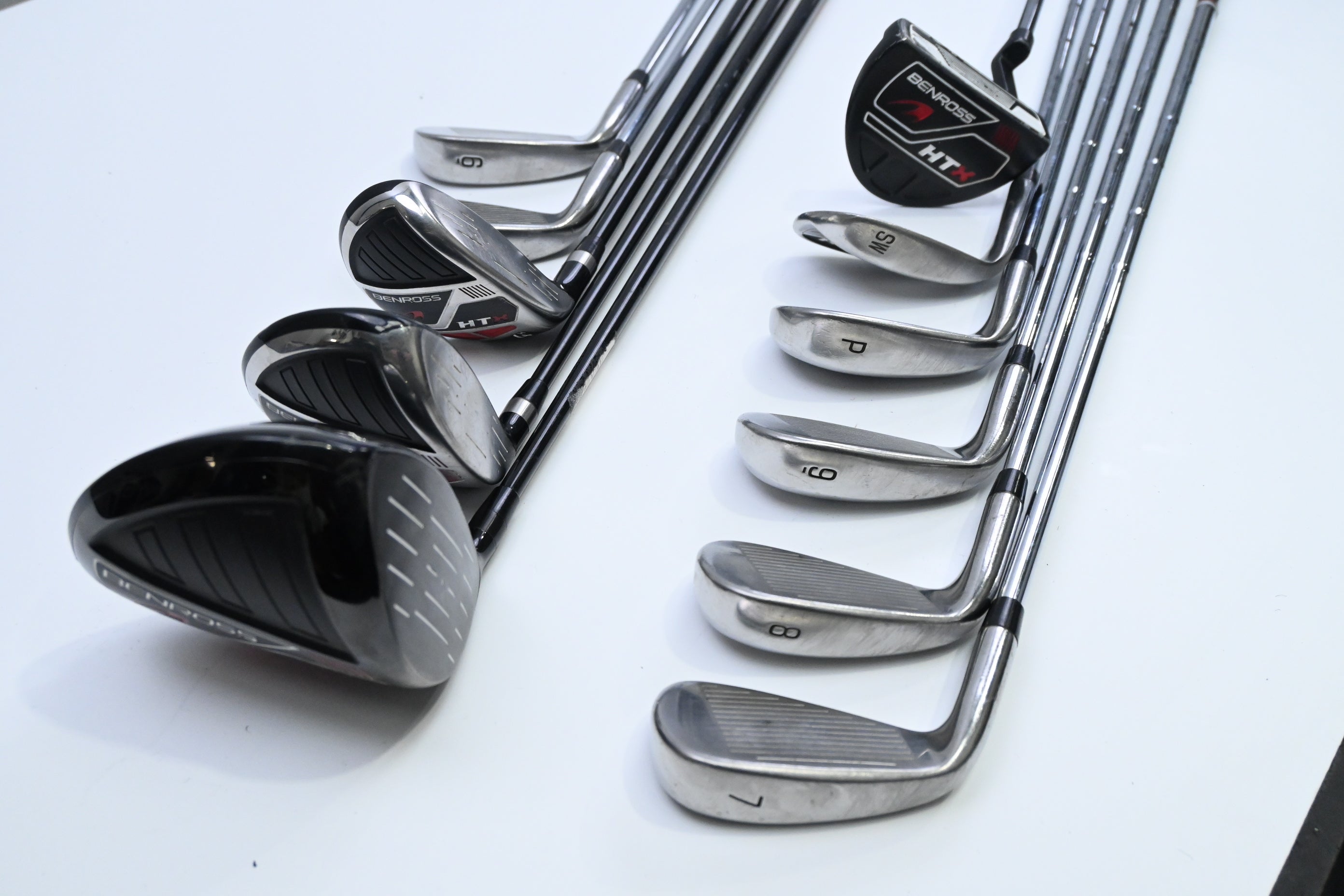 Benross HTX Package Set / Woods, Hybrid, Irons, Putter, Bag