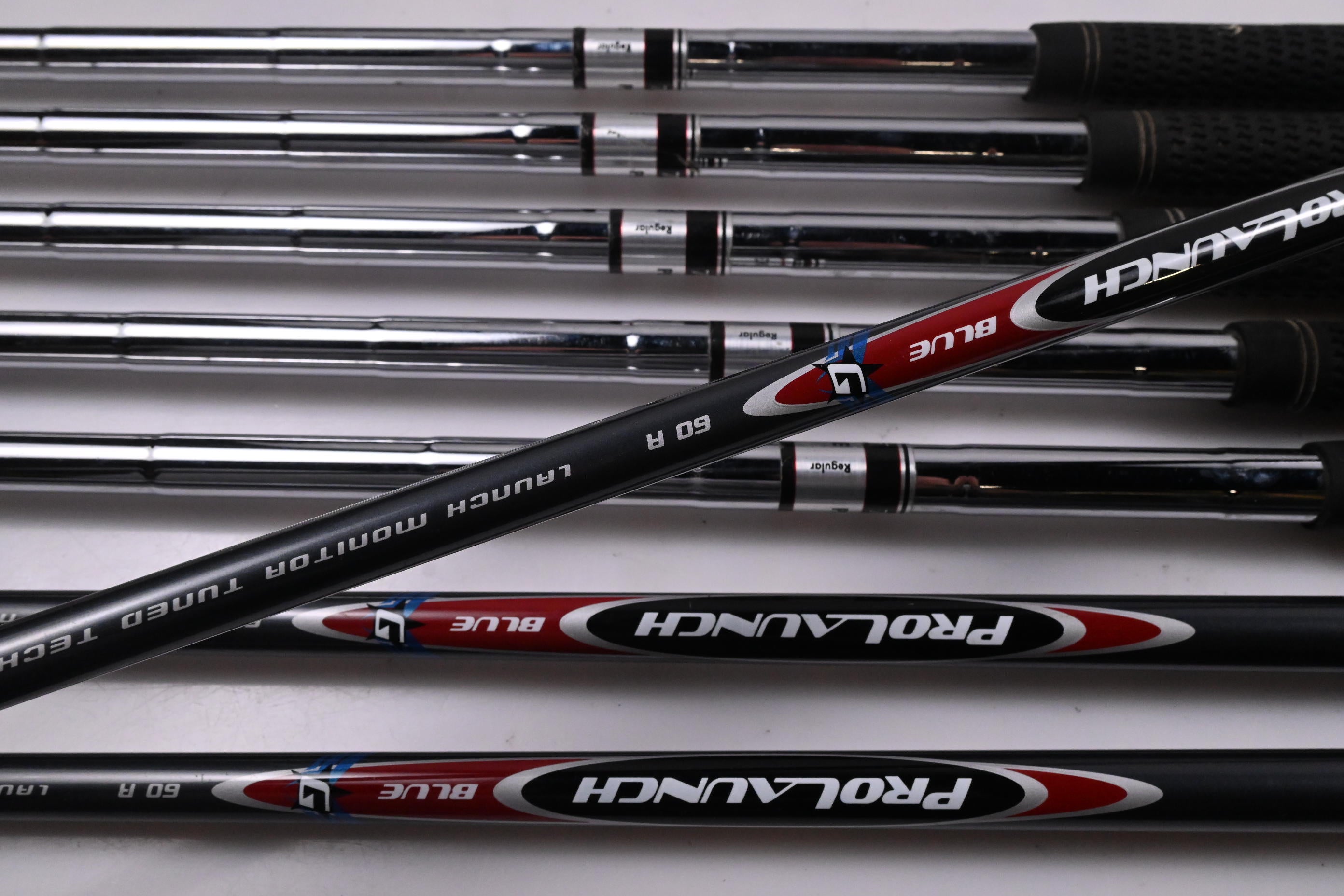 Adams Idea A12 OS Hybrid Combo Irons / 4-PW+SW / Regular Flex ProLaunch Blue 60