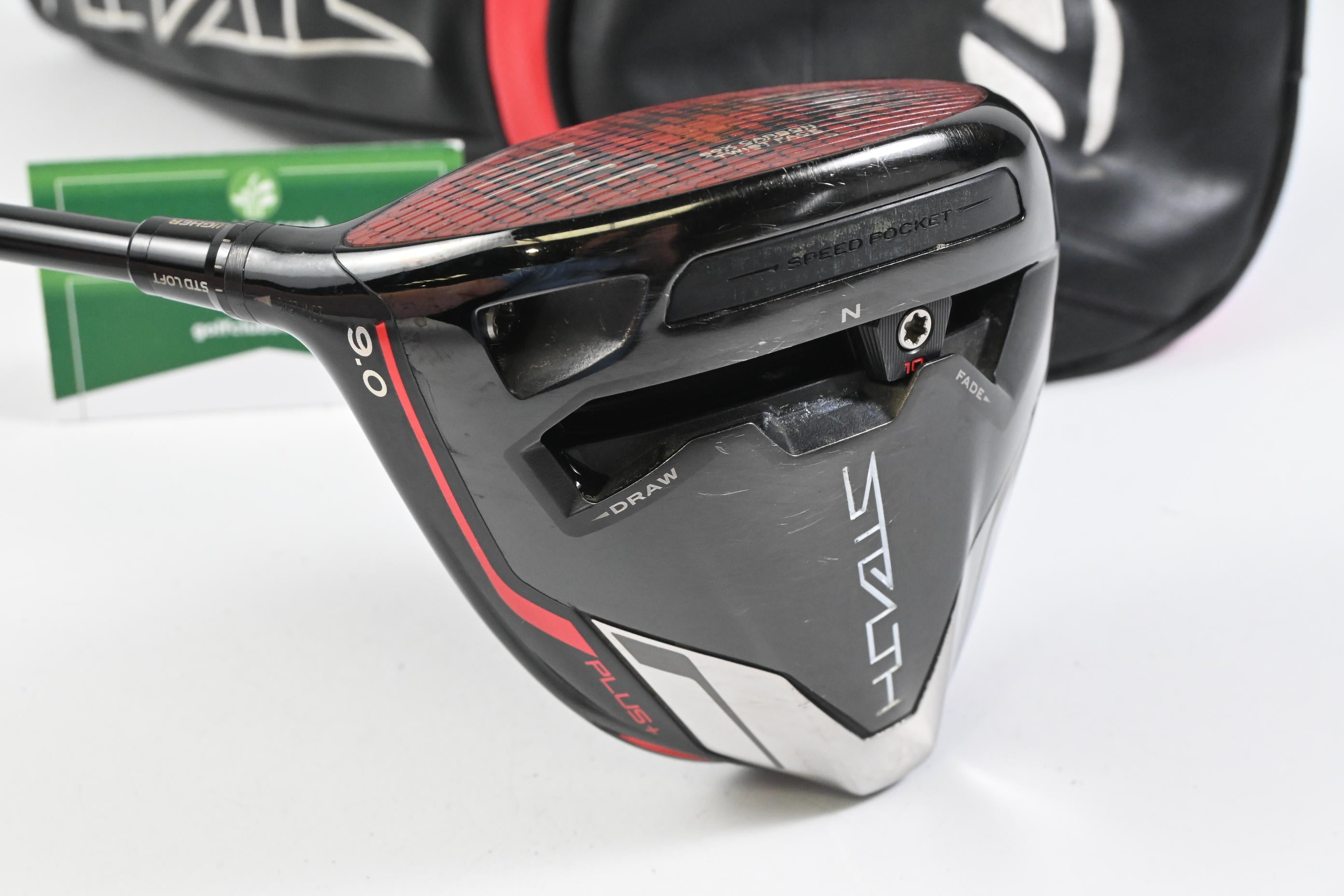 Left Hand Taylormade Stealth Plus Driver / 9 Degree / X-Flex Kai'li White 70