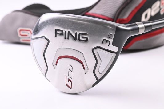 Ping G20 #3 Wood / 15 Degree / Regular Flex Aldila VX Shaft
