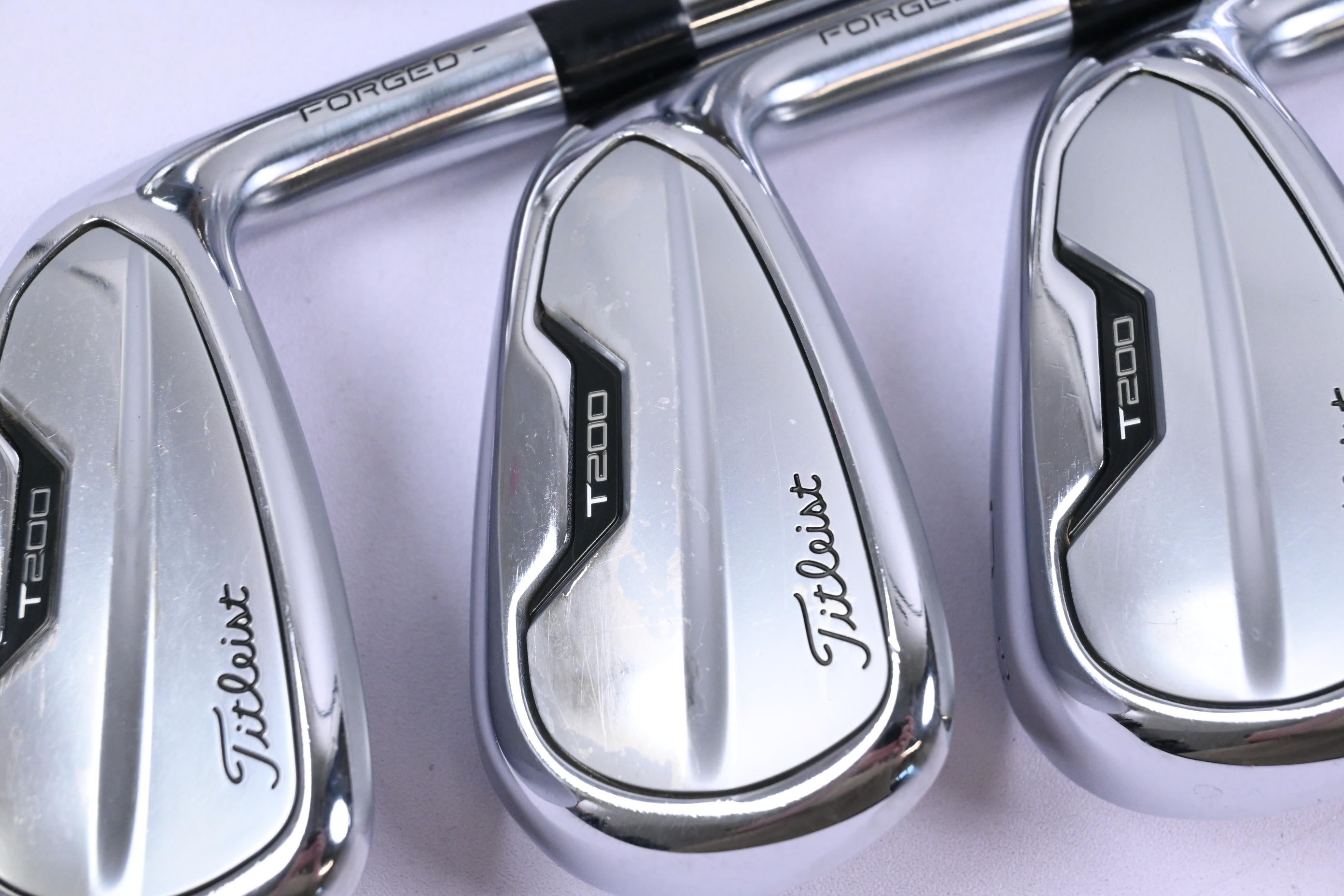 Titleist T200 2021 Irons / 6-PW+GW / Stiff Flex AMT Black S300 Shafts