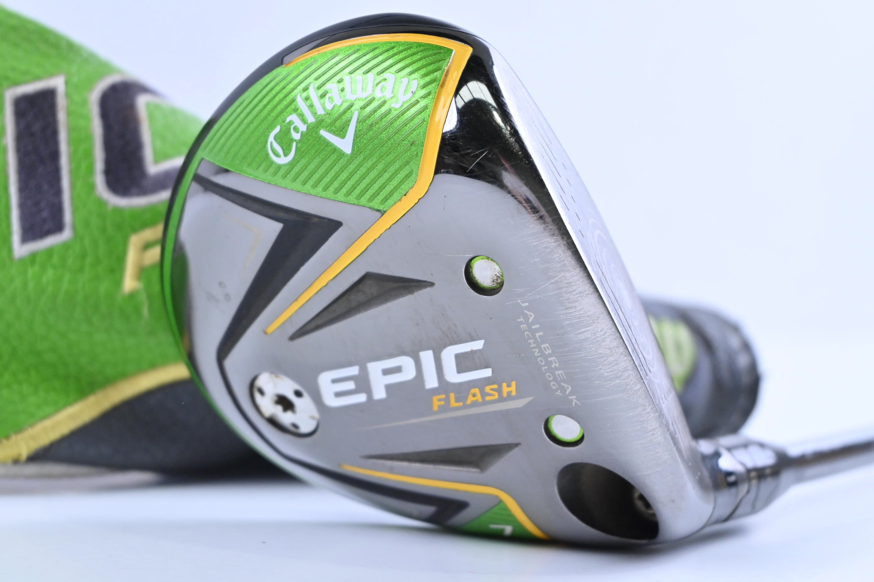 Ladies Callaway Epic Flash #7 Wood / 21 Degree / Ladies Flex Evenflow Green 45