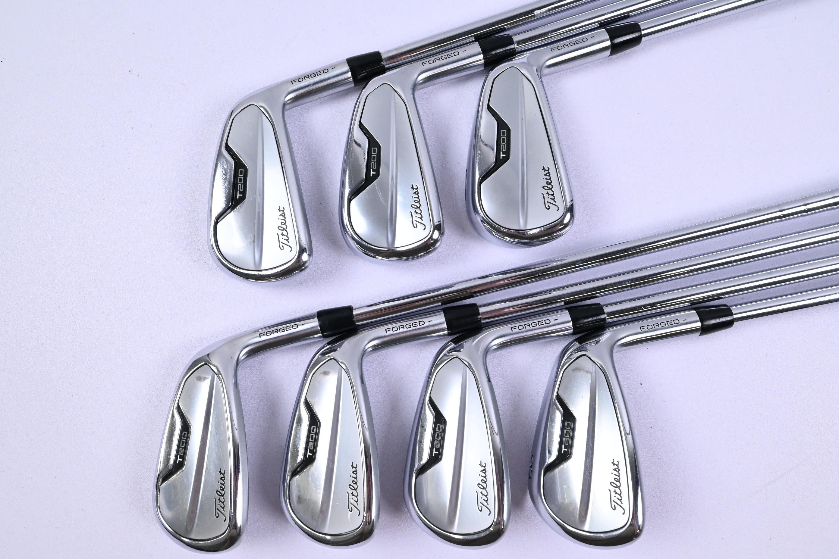 Titleist T200 2021 Irons / 6-PW+GW / Stiff Flex AMT Black S300 Shafts