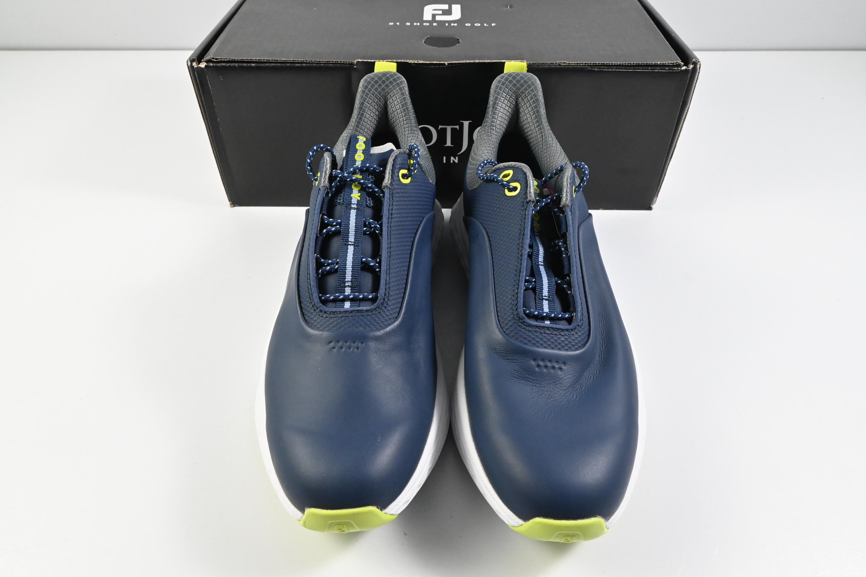 Footjoy Quantum Golf Shoes / Size UK 8.5 / Blue, White & Grey