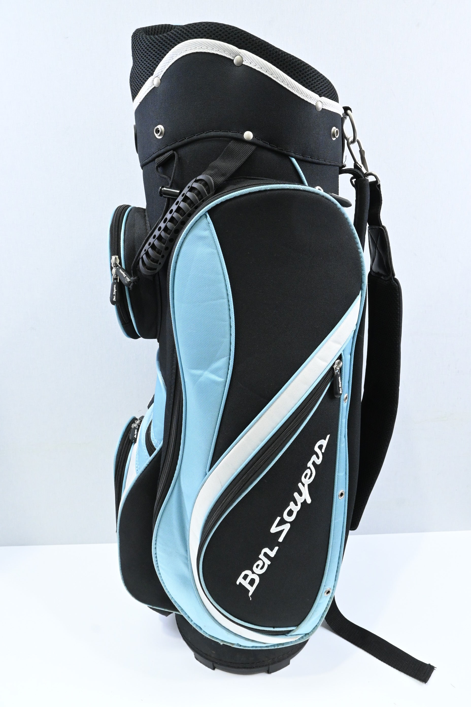Ben Sayers M7 Cart Bag / 8-Way / Black, Blue