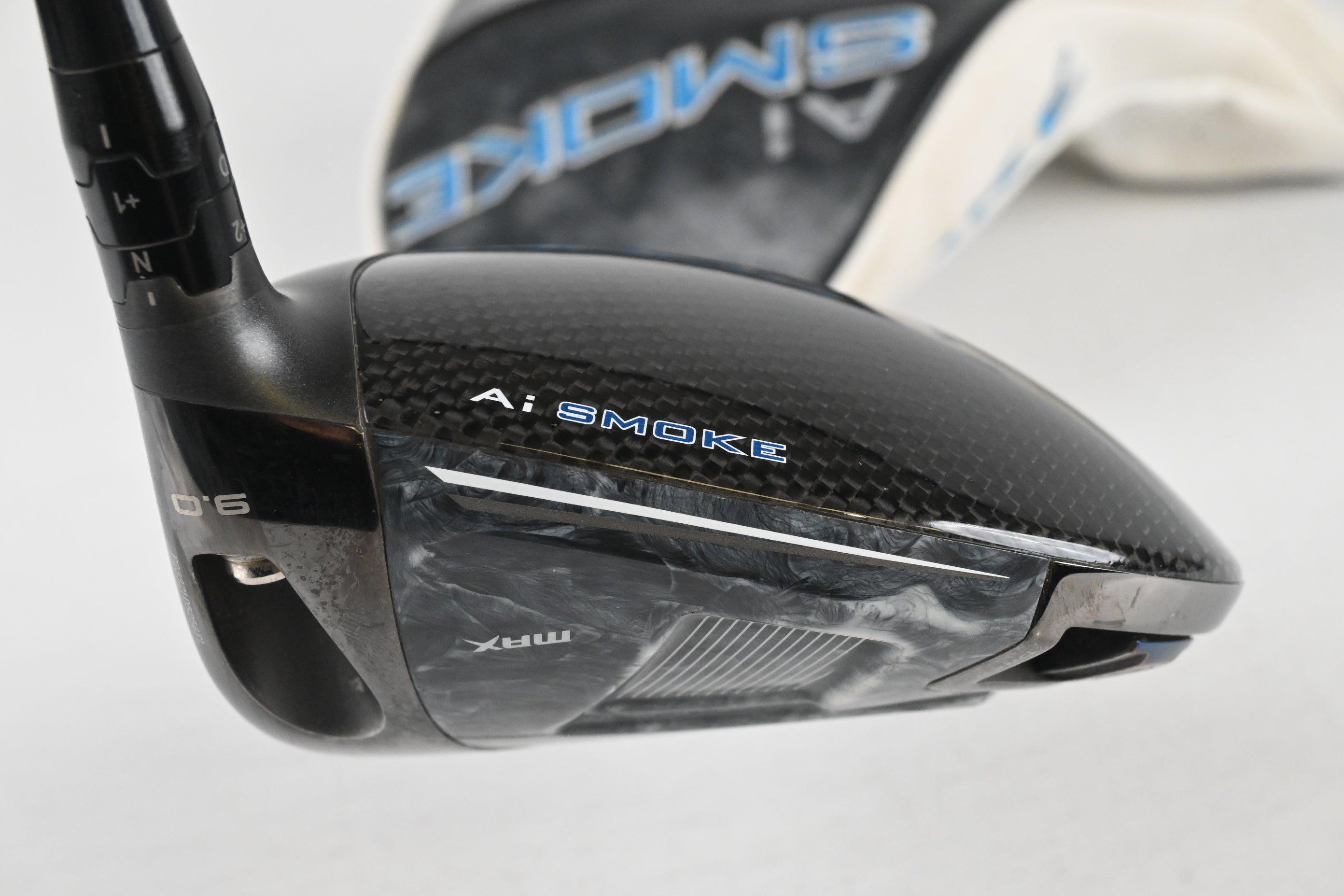 Callaway Paradym Ai Smoke Max Driver / 9 Degree / X-Flex Tensei AV White 65