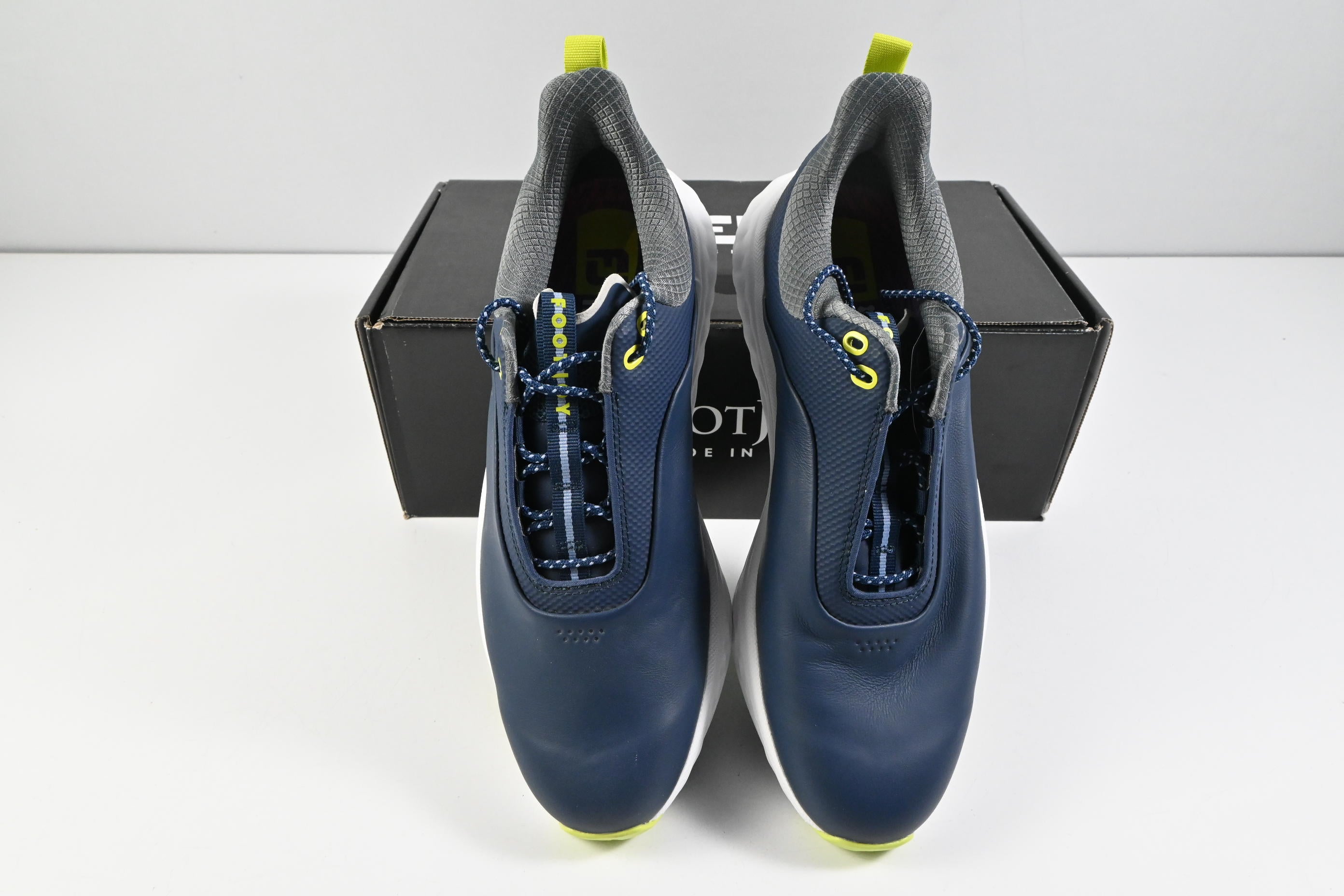 Footjoy Quantum Golf Shoes / Size UK 8.5 / Blue, White & Grey