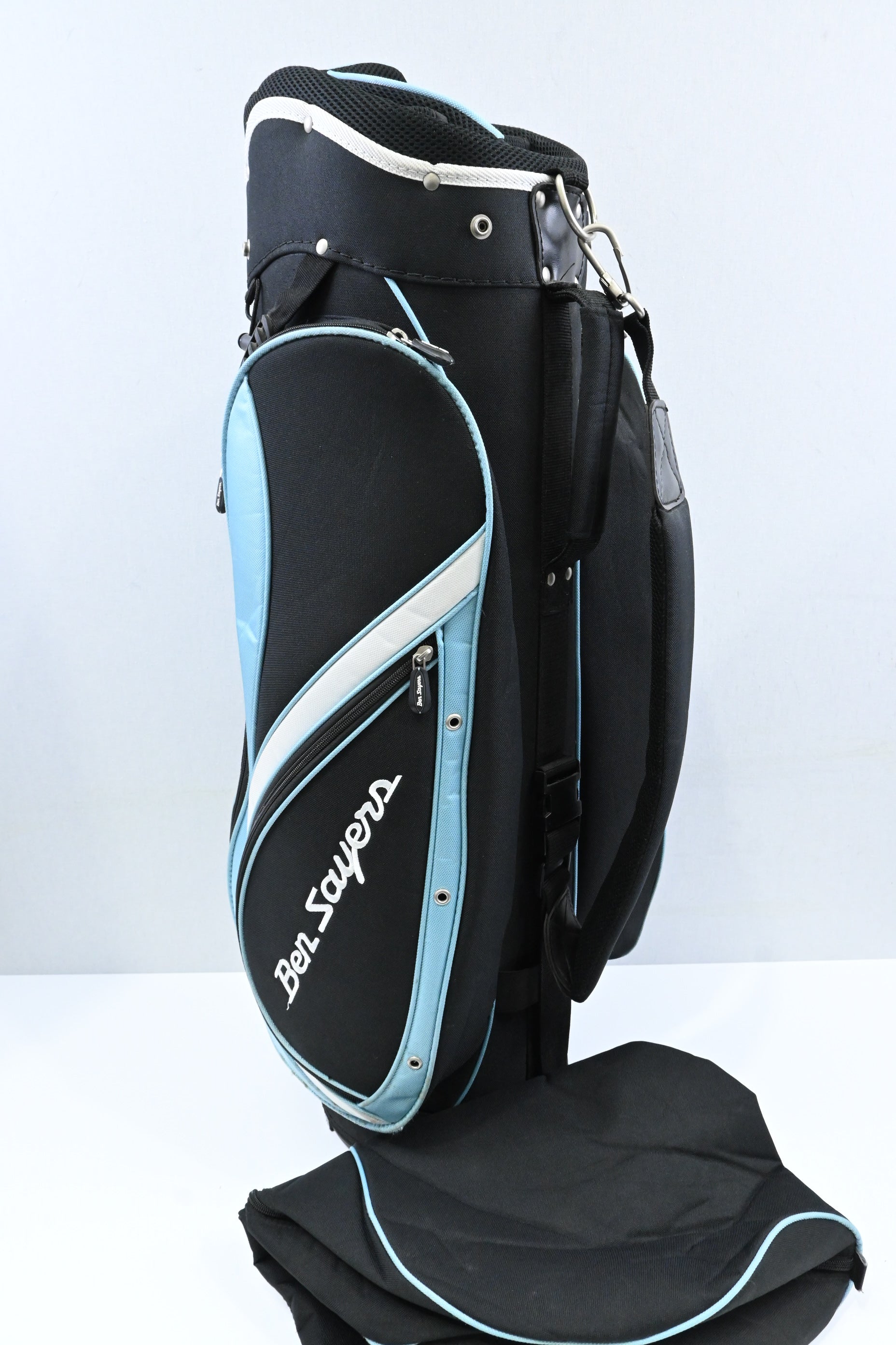 Ben Sayers M7 Cart Bag / 8-Way / Black, Blue