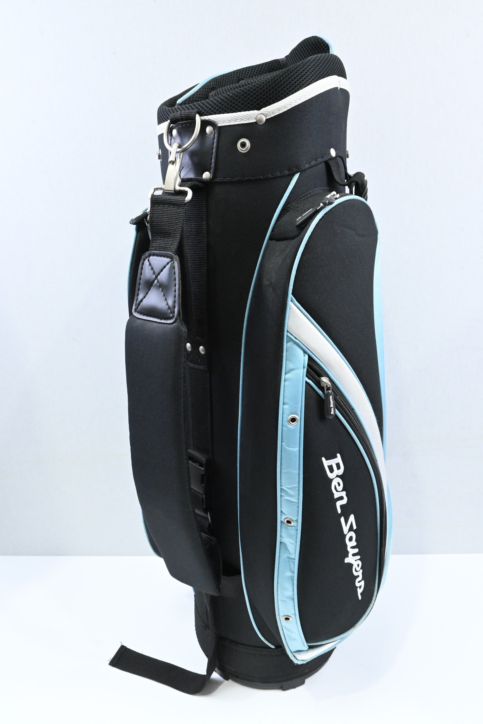 Ben Sayers M7 Cart Bag / 8-Way / Black, Blue