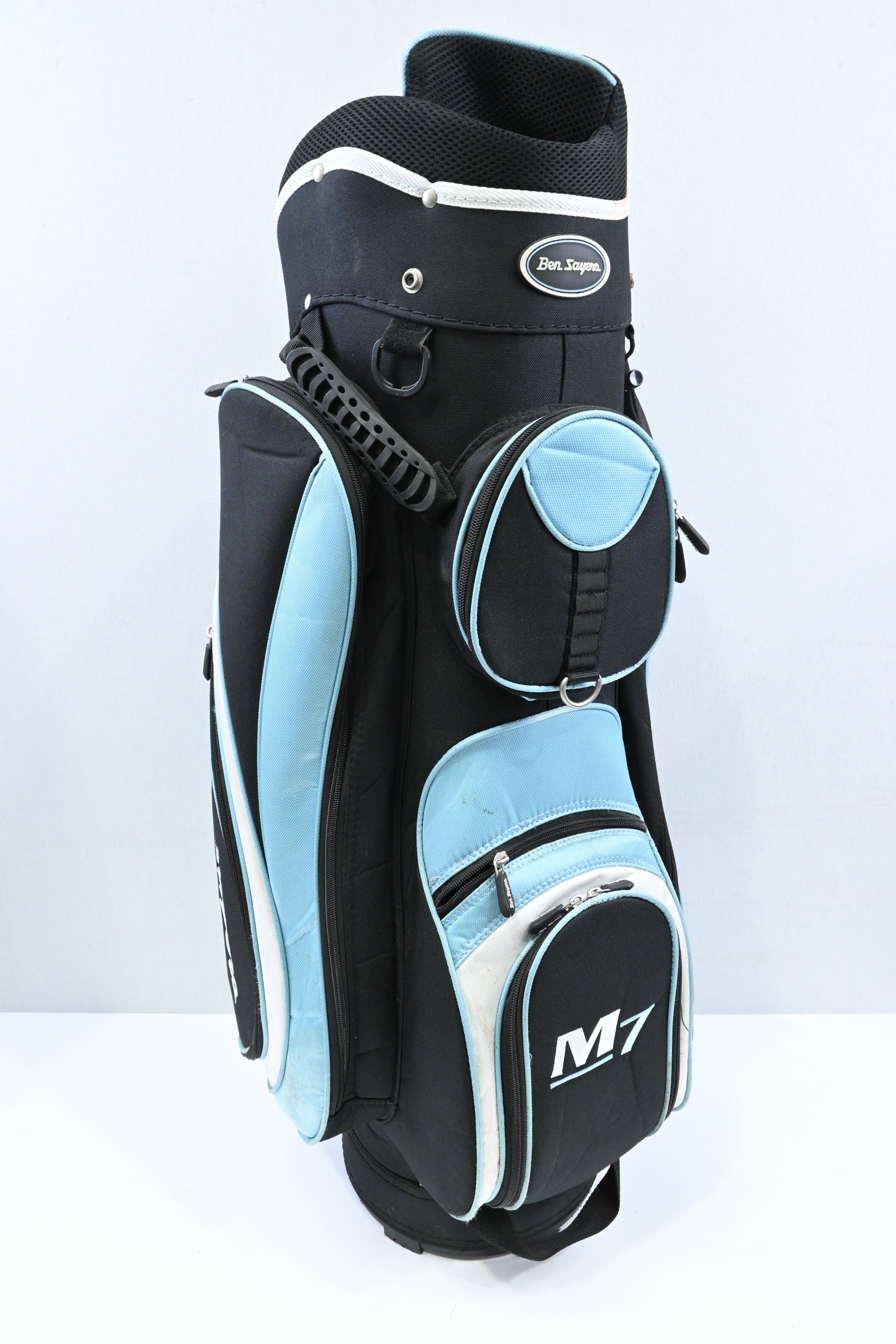 Ben Sayers M7 Cart Bag / 8-Way / Black, Blue