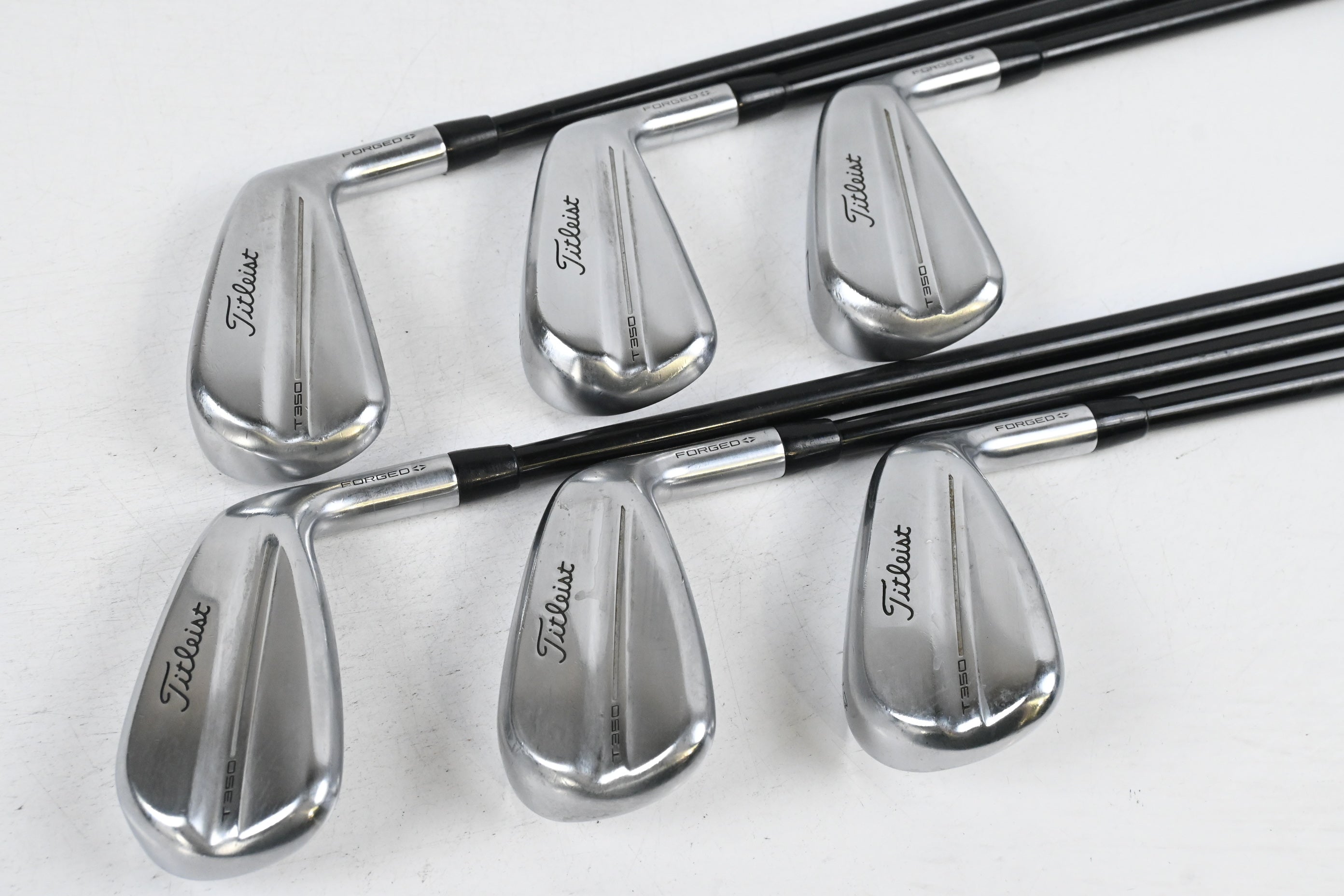 Titleist T350 2025 Irons / 5-PW / Stiff Flex MMT Black 95 Shafts