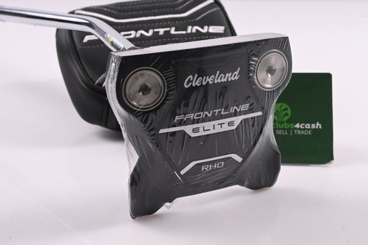 Left Hand Cleveland Frontline Elite RHO Single Bend Putter / 34 Inch