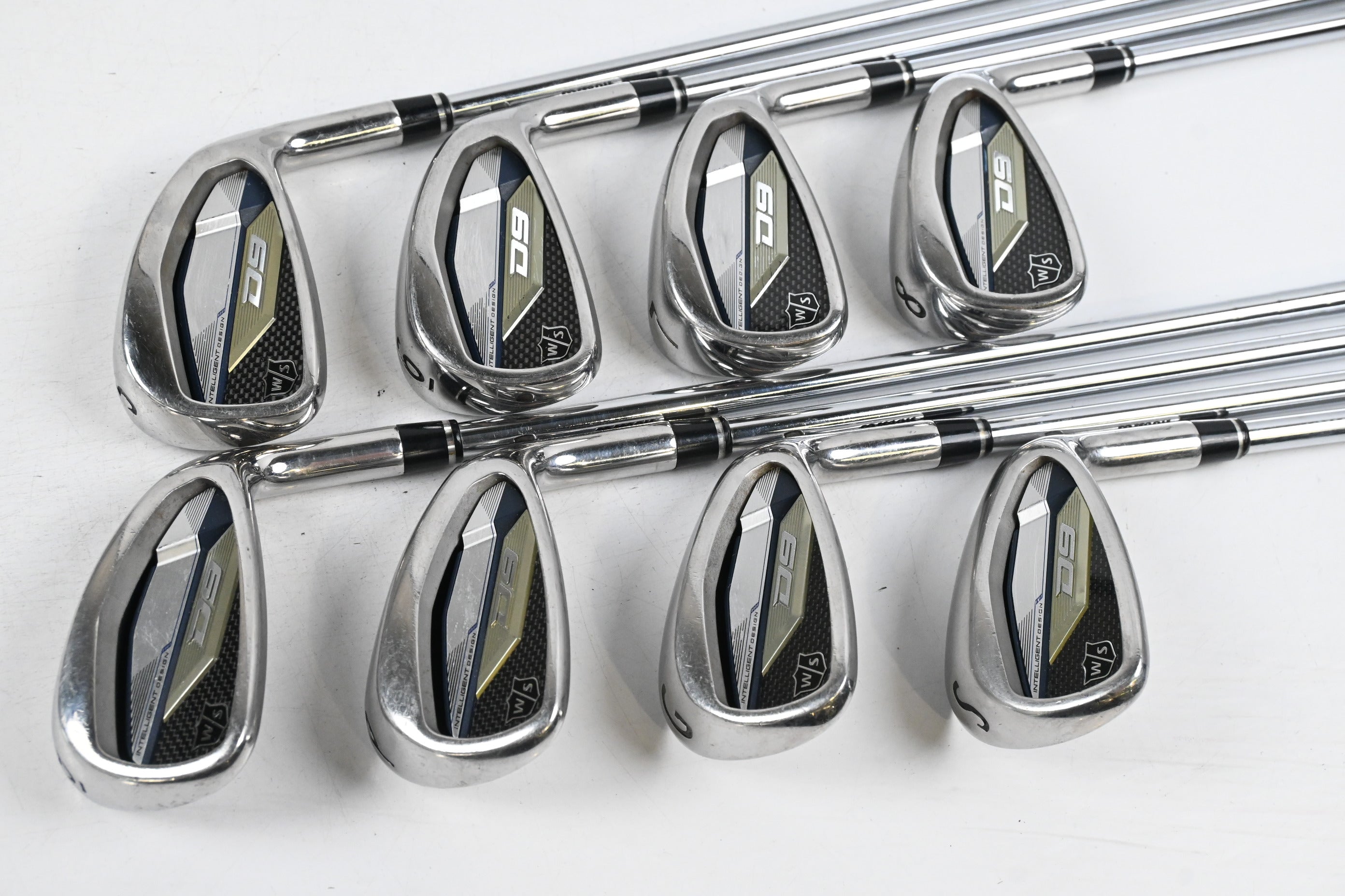 Wilson D9 Irons / 5-PW+GW+SW / Regular Flex KBS Max Ultralite Shafts
