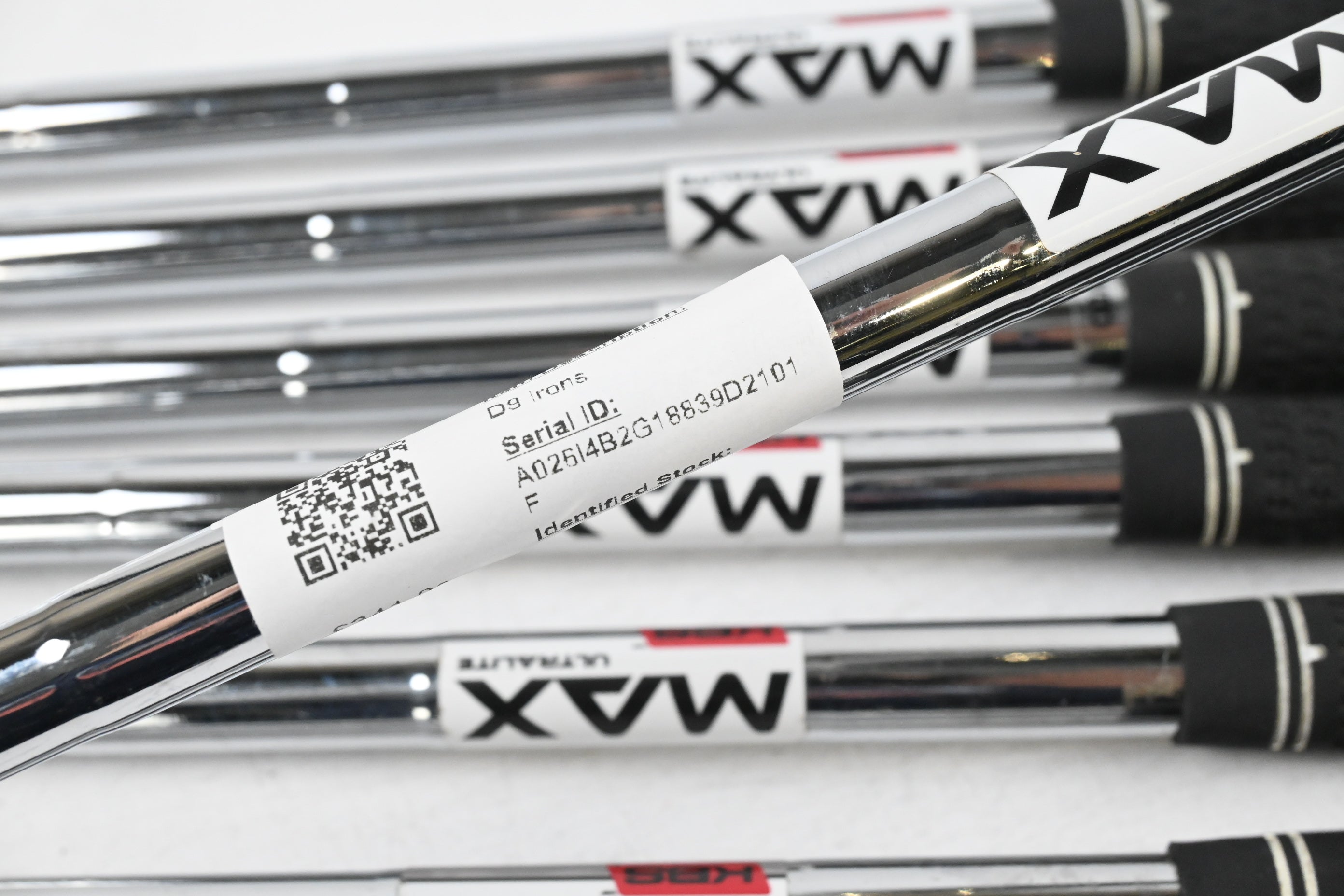 Wilson D9 Irons / 5-PW+GW+SW / Regular Flex KBS Max Ultralite Shafts