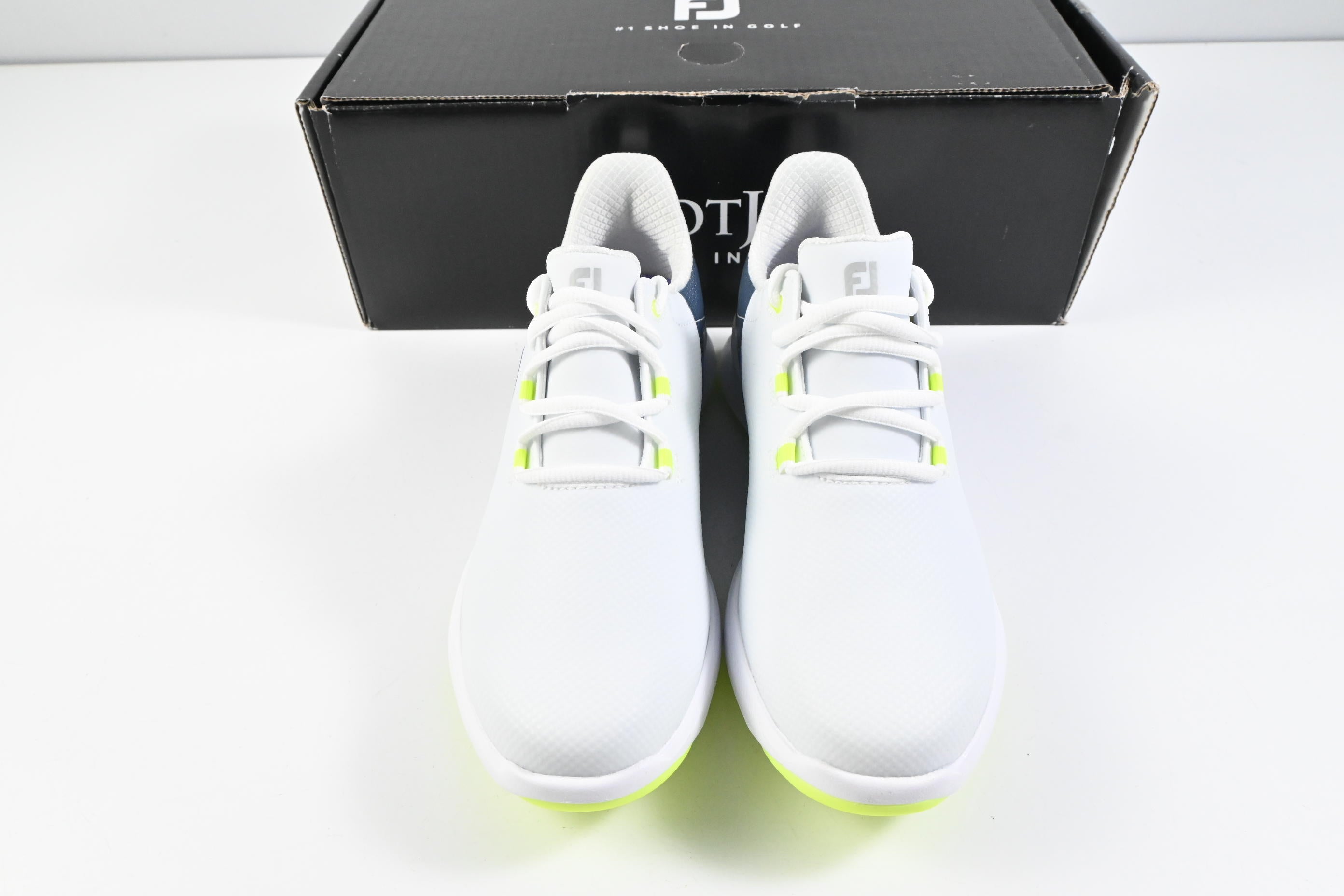 Ladies Footjoy Fuel Golf Shoes / Size UK 4 / White, Blue