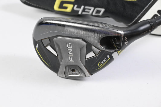 Ping G430 #4 Hybrid / 22 Degree / Regular Flex Ping Alta CB Black 70 Shaft